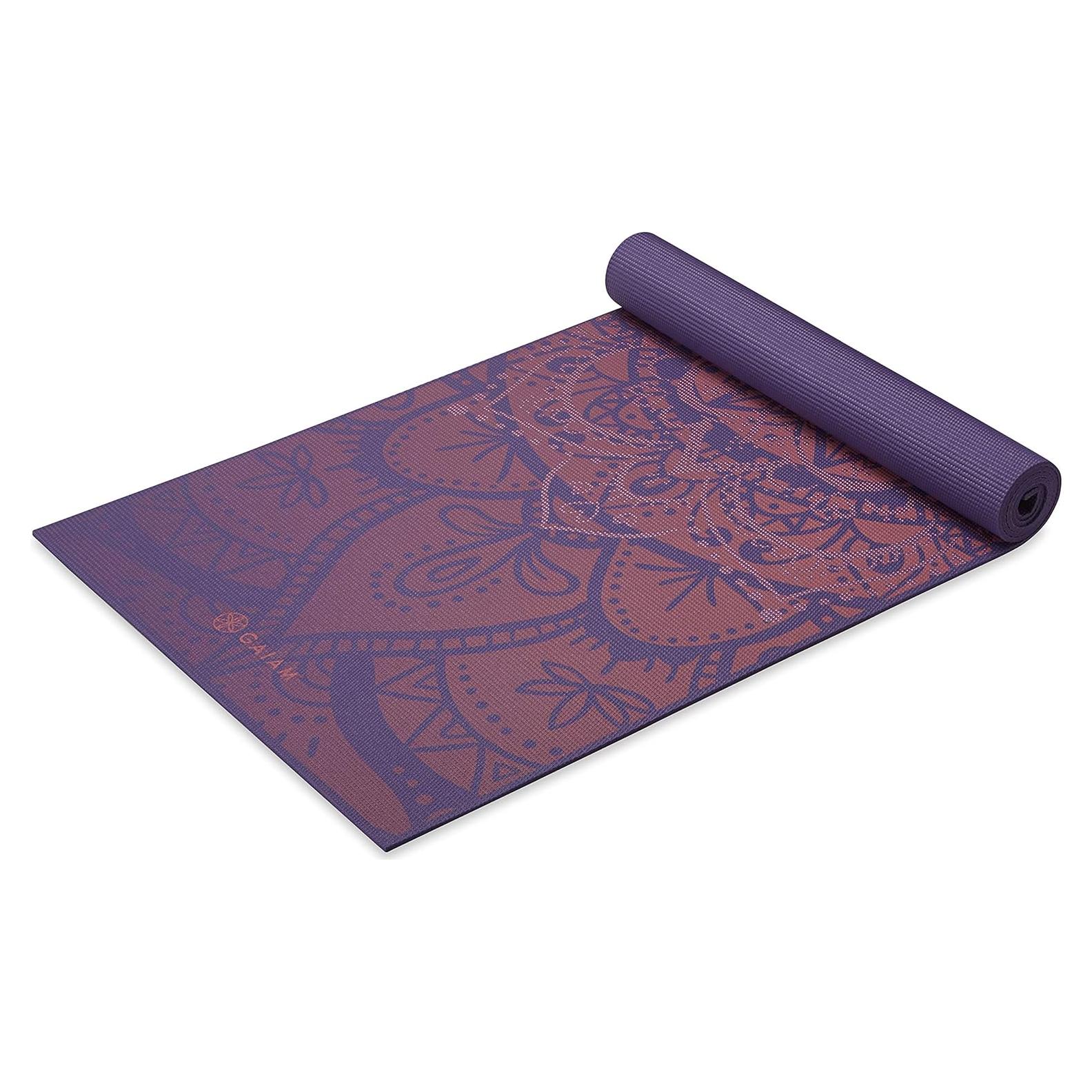 Esterilla de Yoga Gaiam Premium 6mm Antideslizante Rosa
