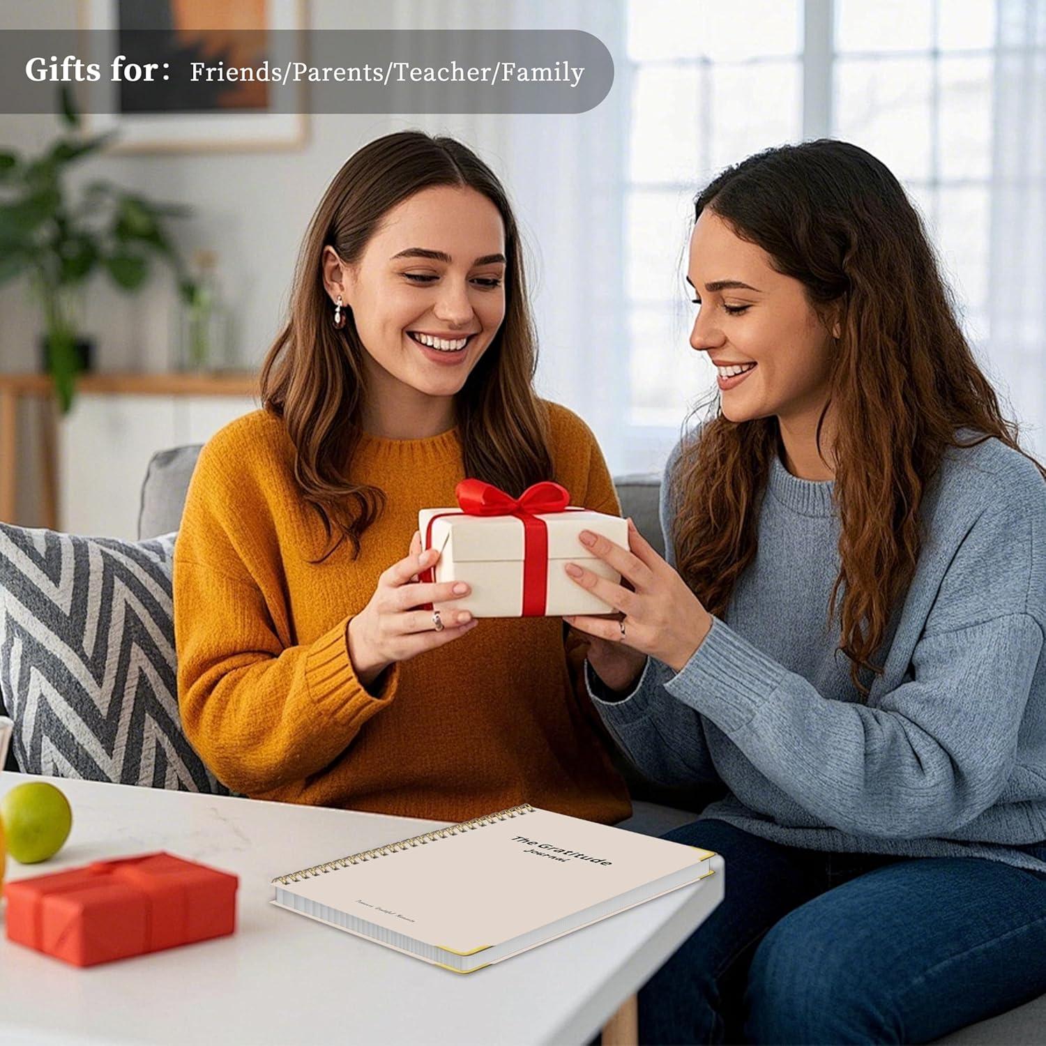 Diario de Gratitud Kamoy A5 Beige - 5 Minutos de Reflexión