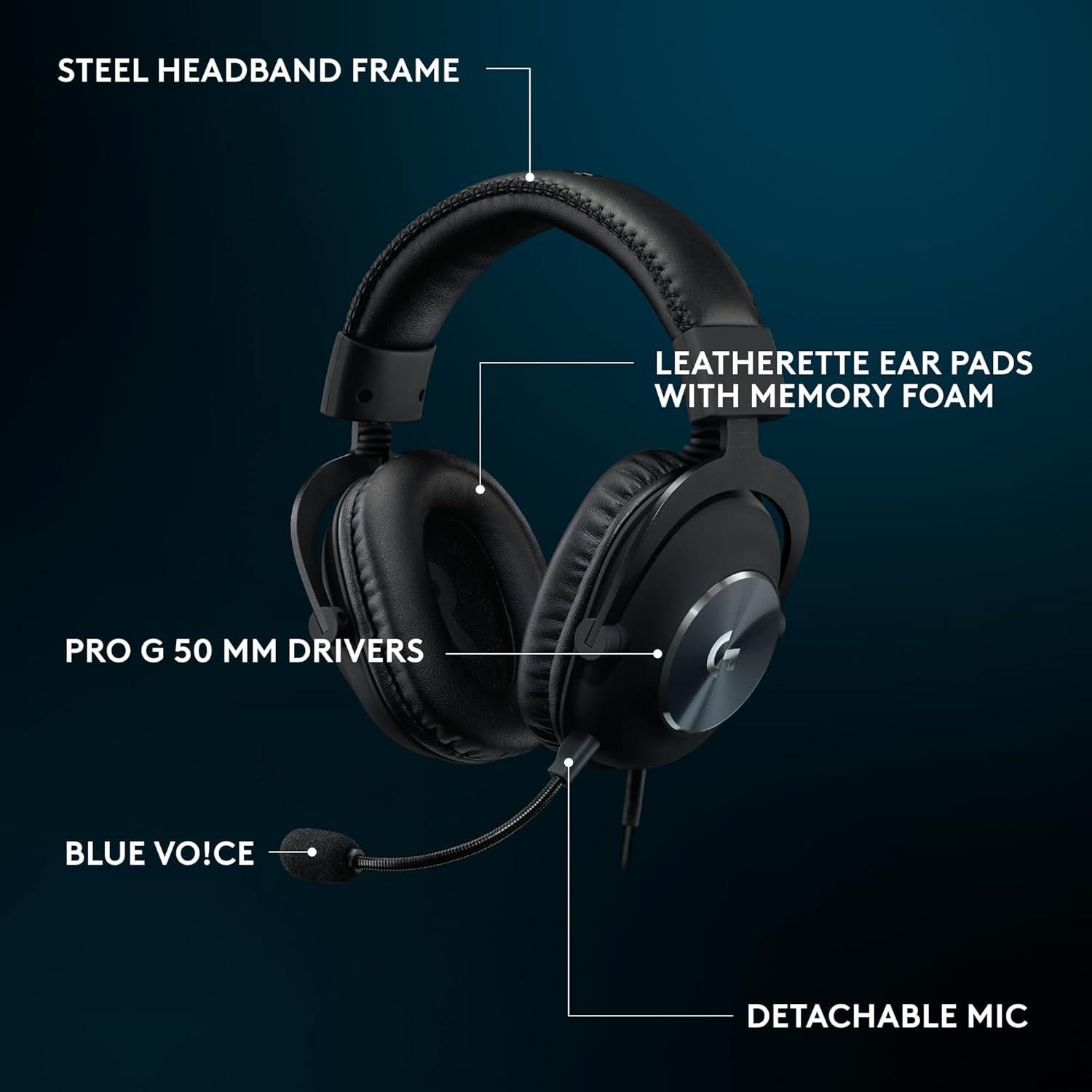 Auriculares Gaming Logitech G Pro X SE 50mm 7.1 USB/3.5mm