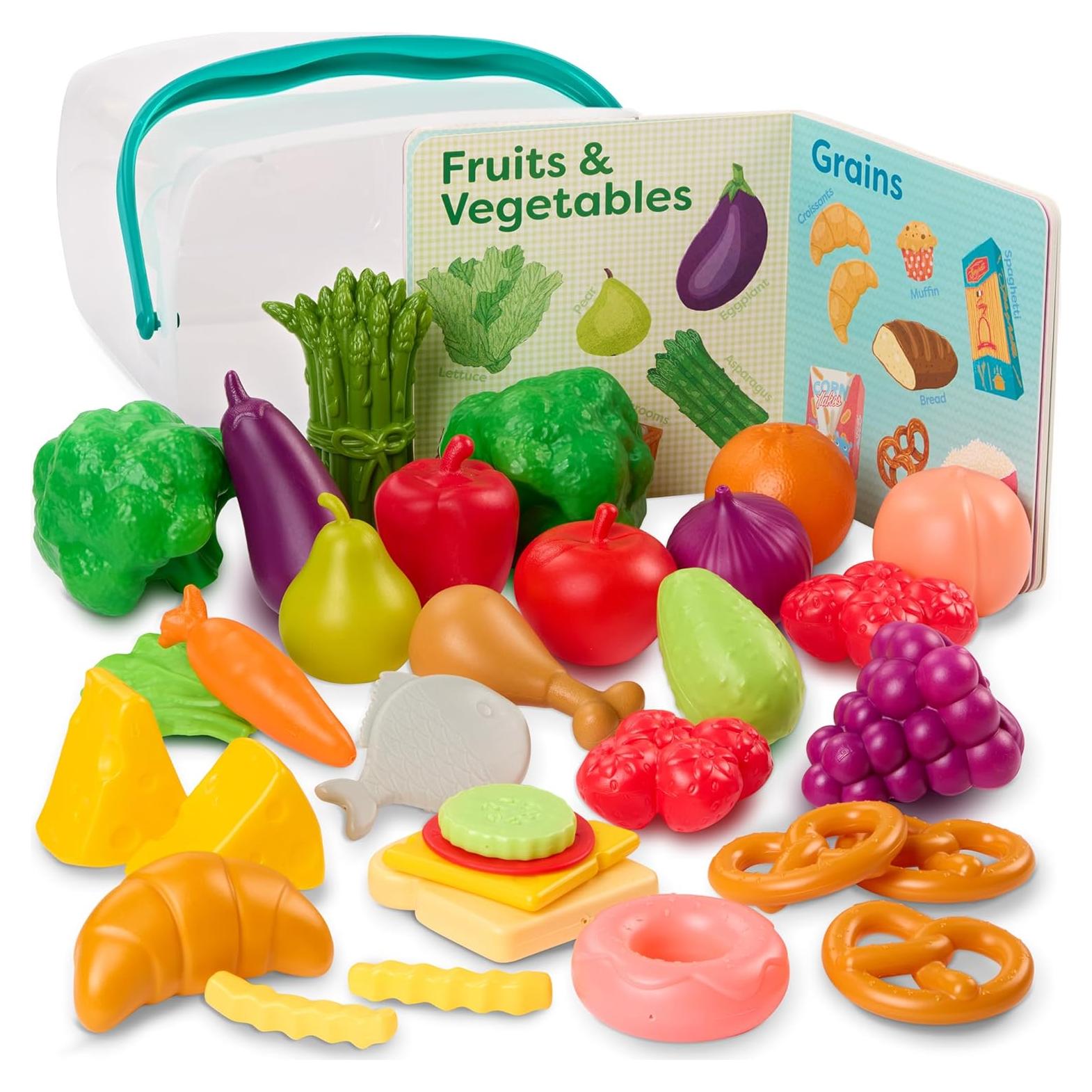 Juego de Comida de Imaginación B. toys - 32 Piezas + Libro