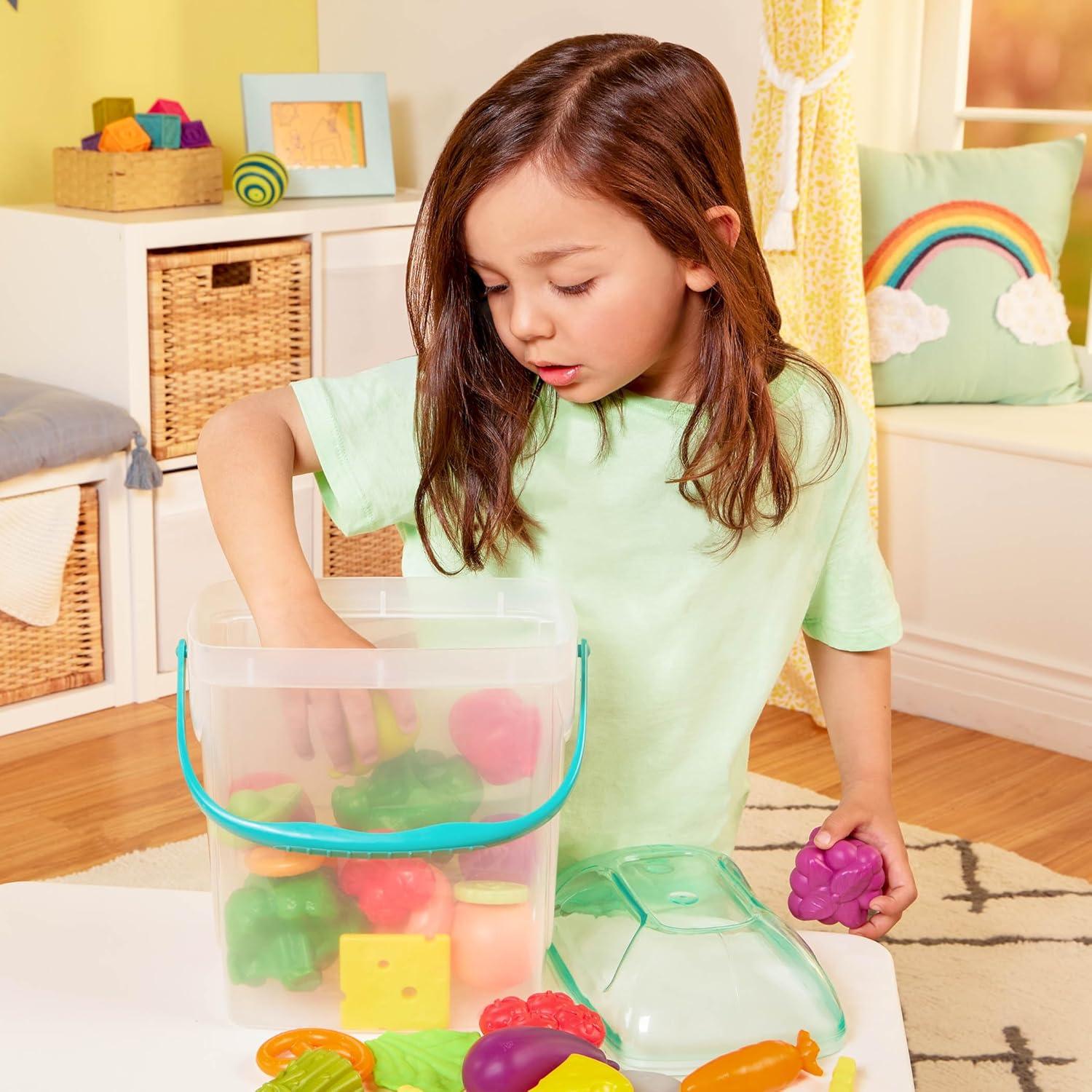 Juego de Comida de Imaginación B. toys - 32 Piezas + Libro