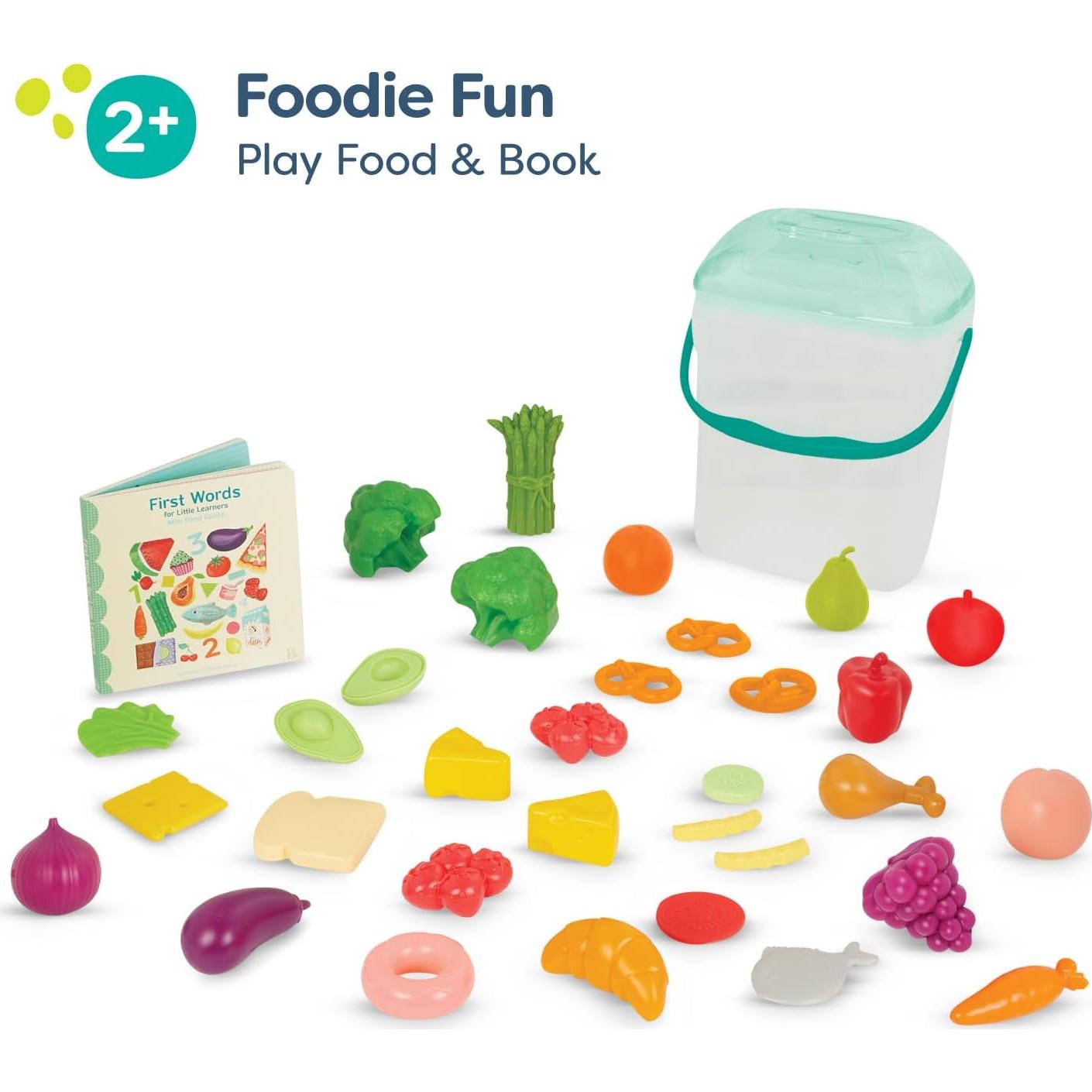 Juego de Comida de Imaginación B. toys - 32 Piezas + Libro