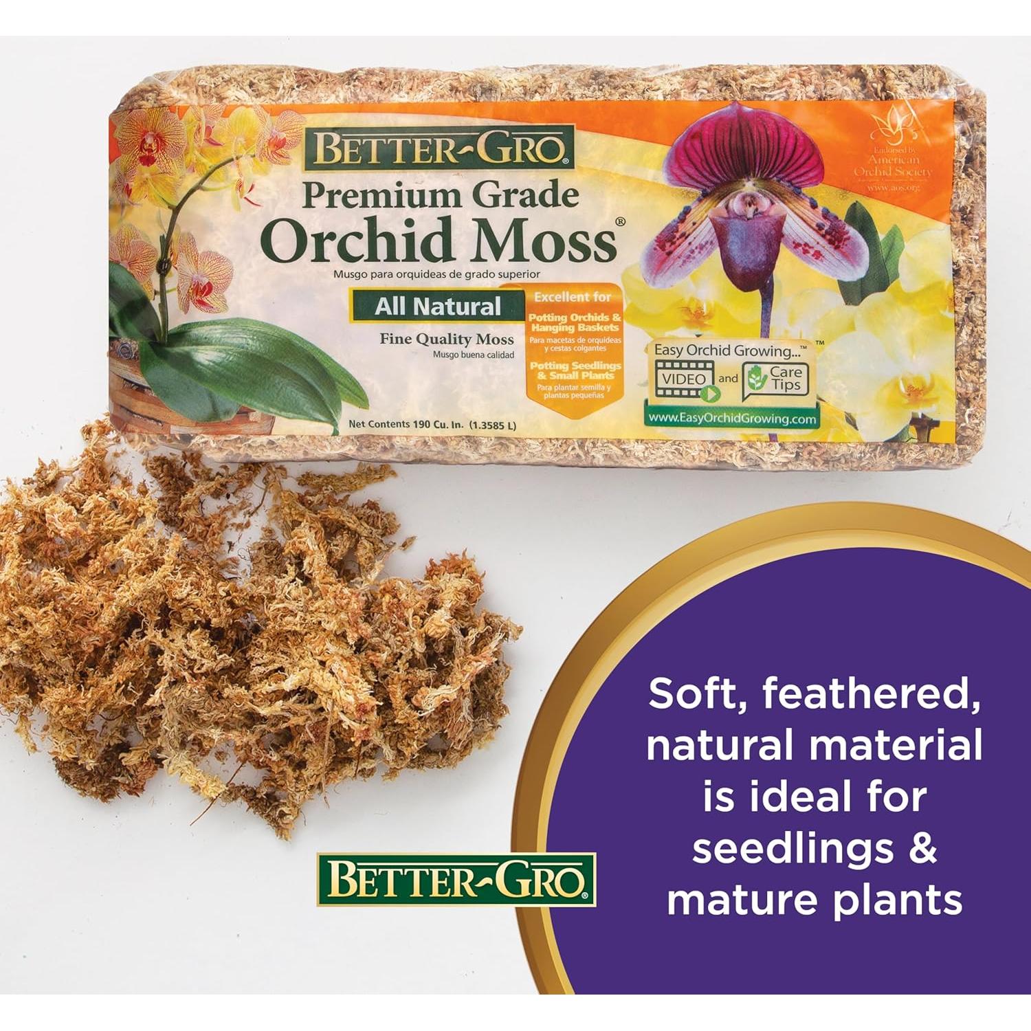 Musgo de Orquídea Mejor-Gro 3.11L Sphagnum Natural Premium