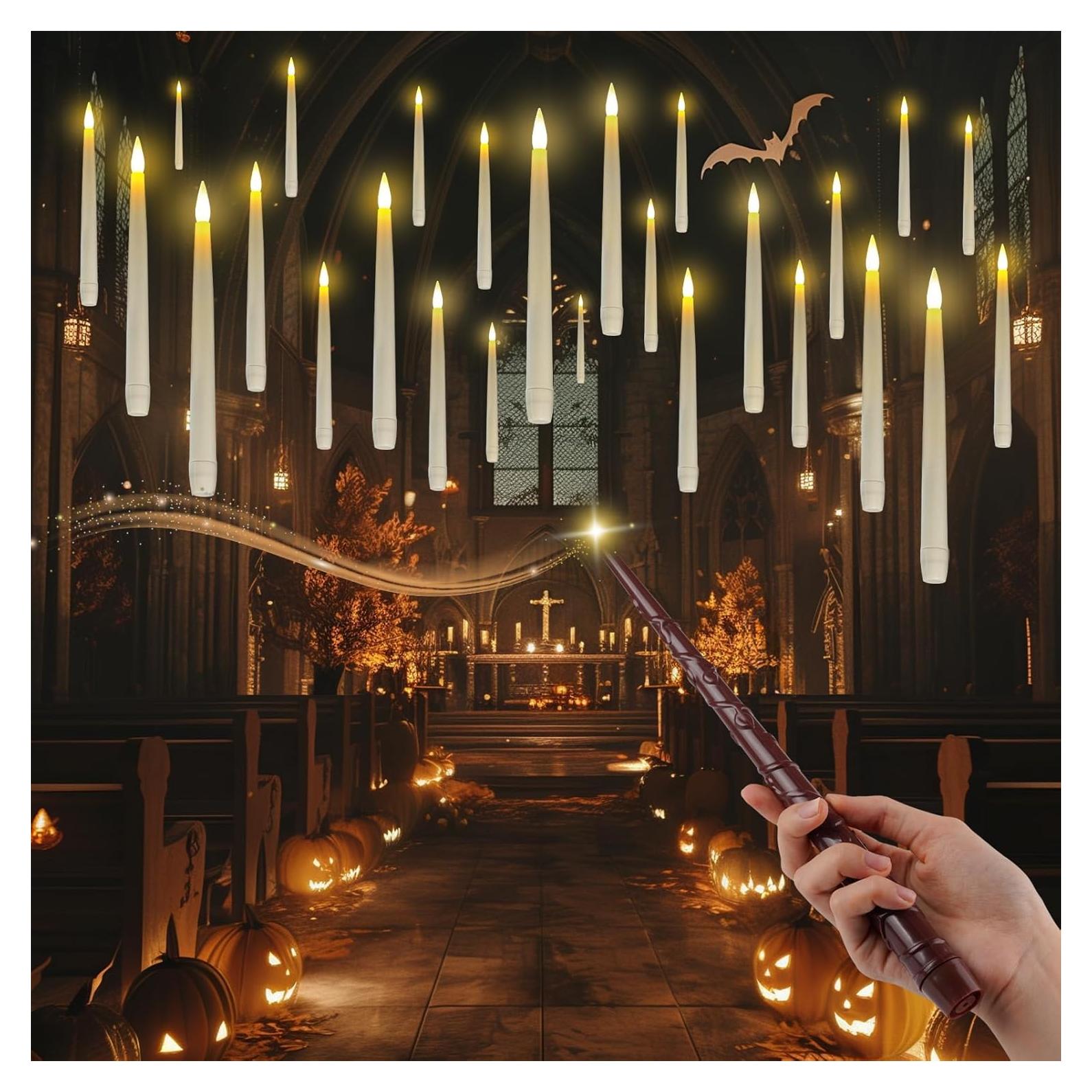 Homemory 20 Velas Flotantes LED con Control Remoto y Temporizador