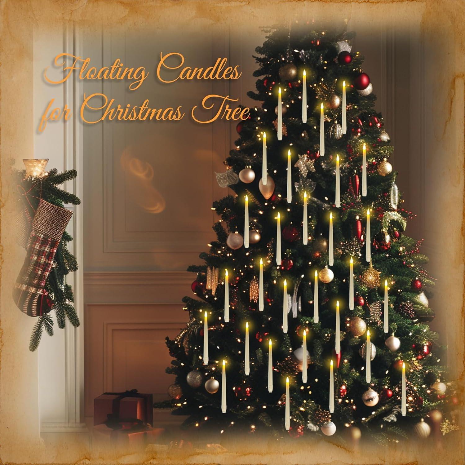 Homemory 20 Velas Flotantes LED con Control Remoto y Temporizador