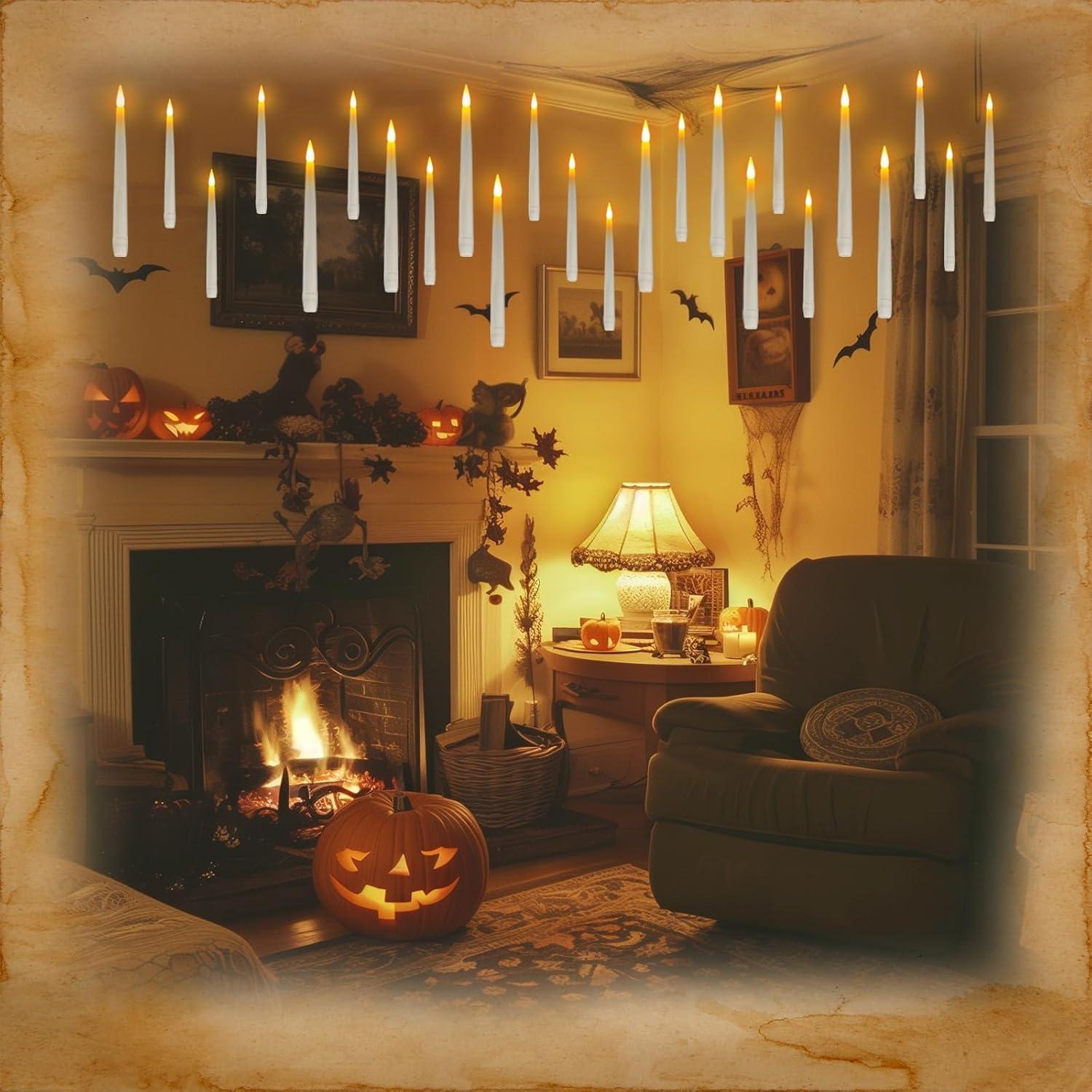 Homemory 20 Velas Flotantes LED con Control Remoto y Temporizador