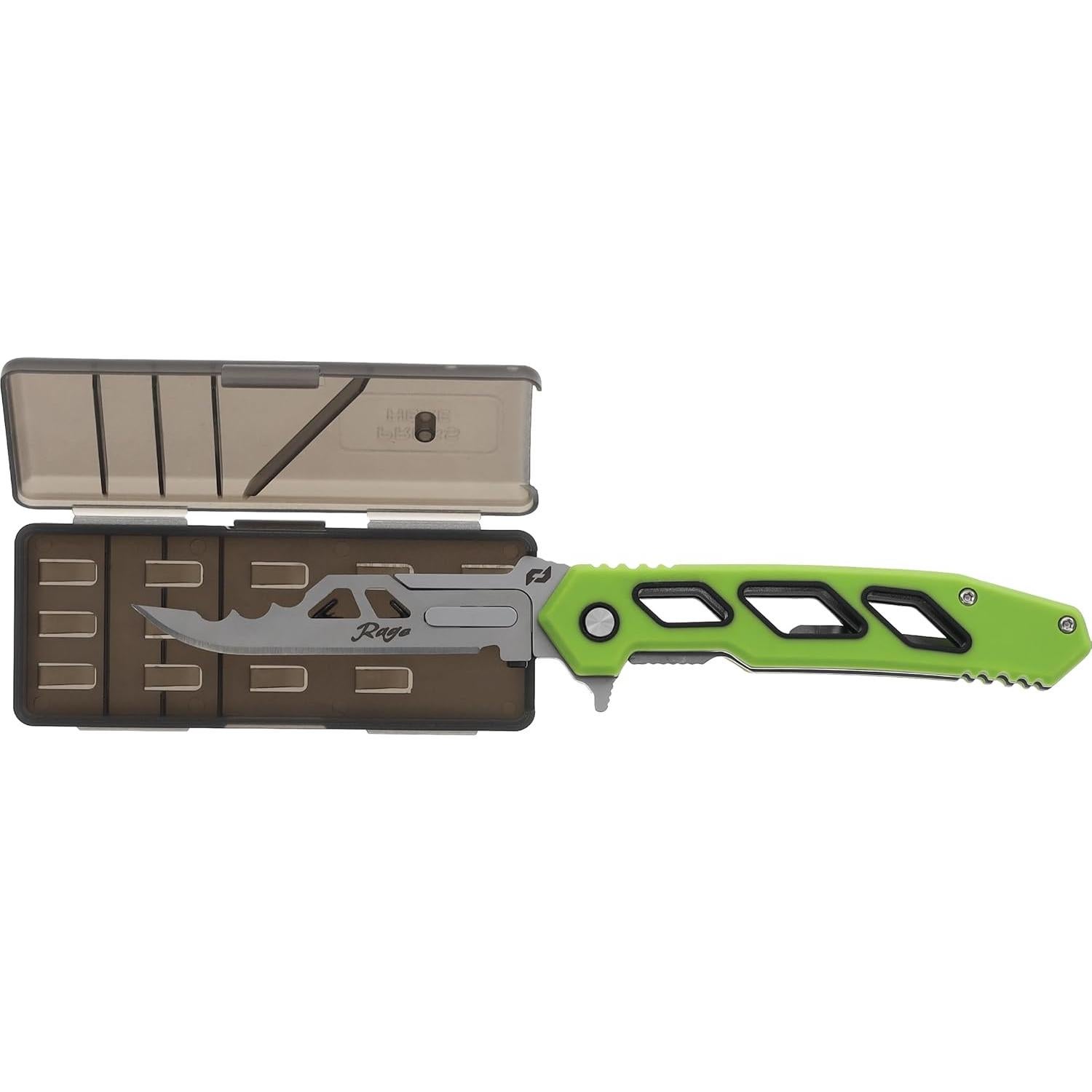 Cuchillo Schrade Isolate Enrage 7 con 6 hojas reemplazables