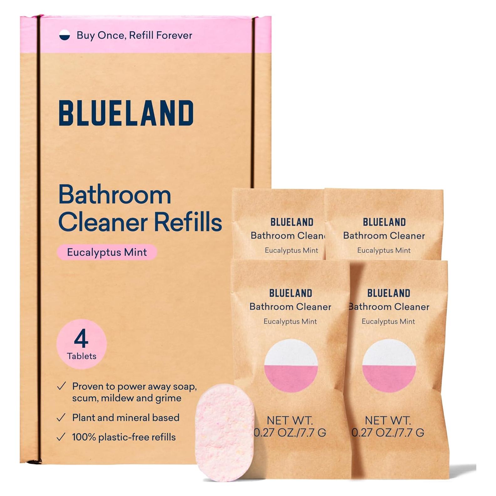 Limpiador de Baño Ecológico BLUELAND, Recarga 4 Tabletas 710 ml