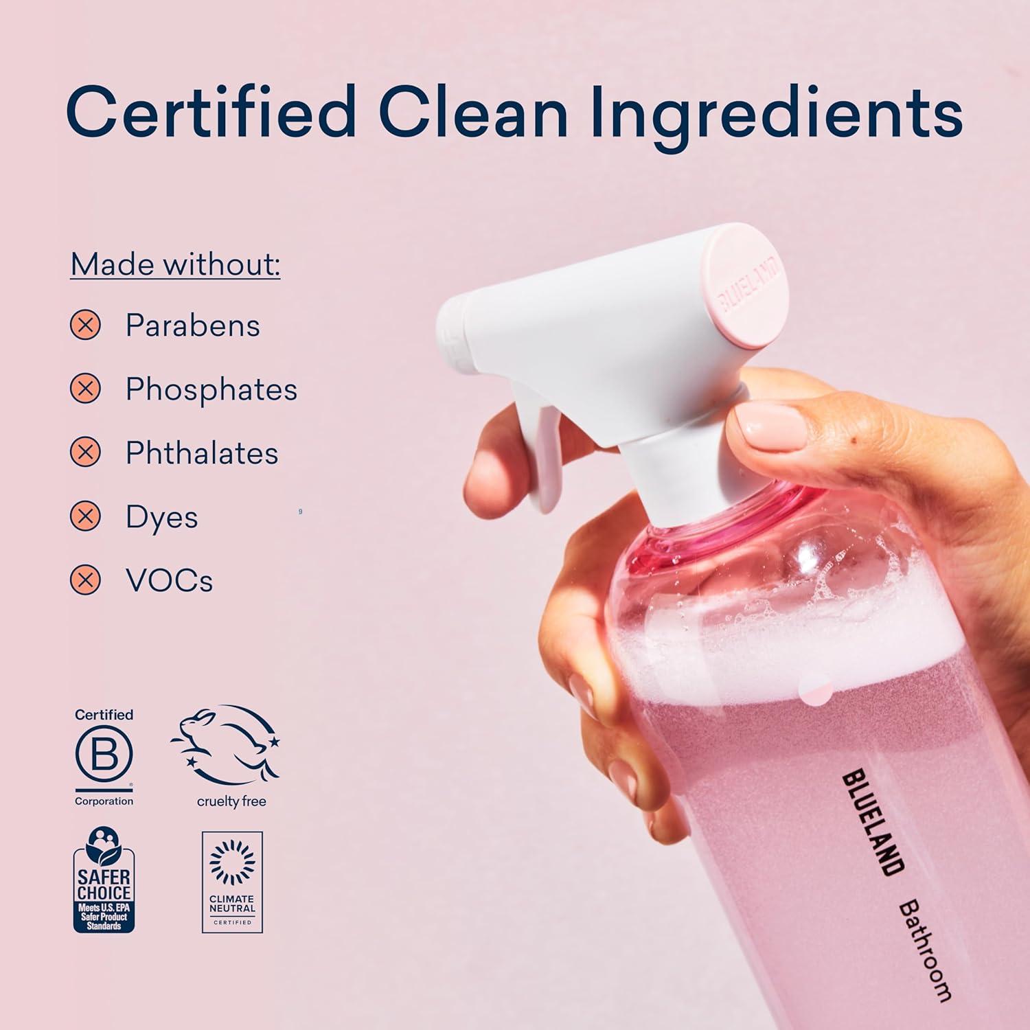 Limpiador de Baño Ecológico BLUELAND, Recarga 4 Tabletas 710 ml