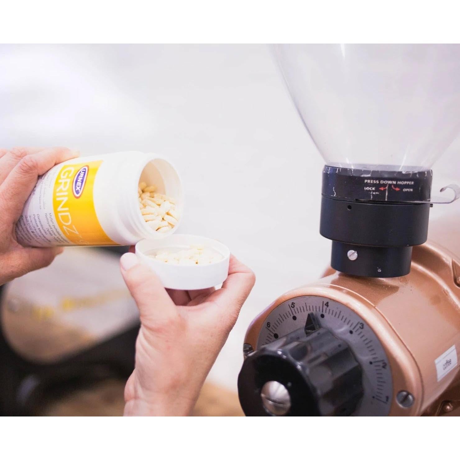 Tabletas de limpieza Urnex Grindz 430g - 100% natural