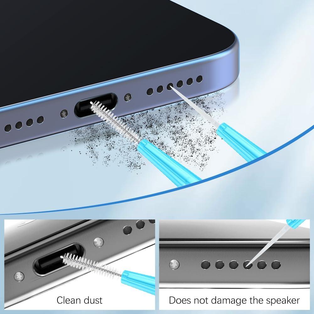 Kit de Limpieza de Puertos de Carga CLANMOU para iPhone 16 Pro Max