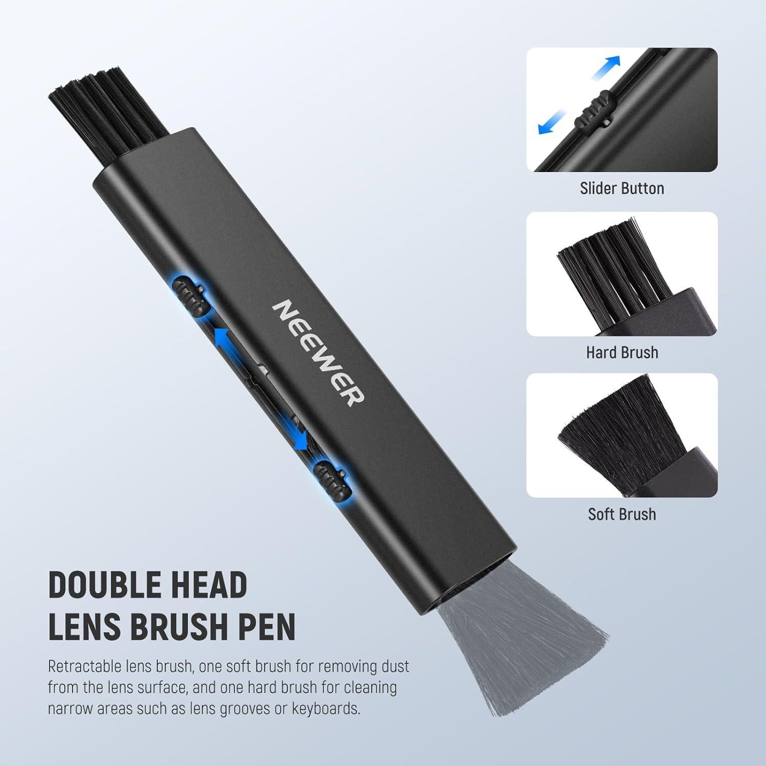 Kit de Limpieza de Lentes NEEWER HM-45 con Bolígrafo y Paño