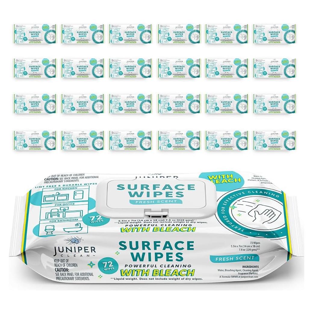 Toallitas de limpieza multiusos Juniper CLEAN 1728 unidades