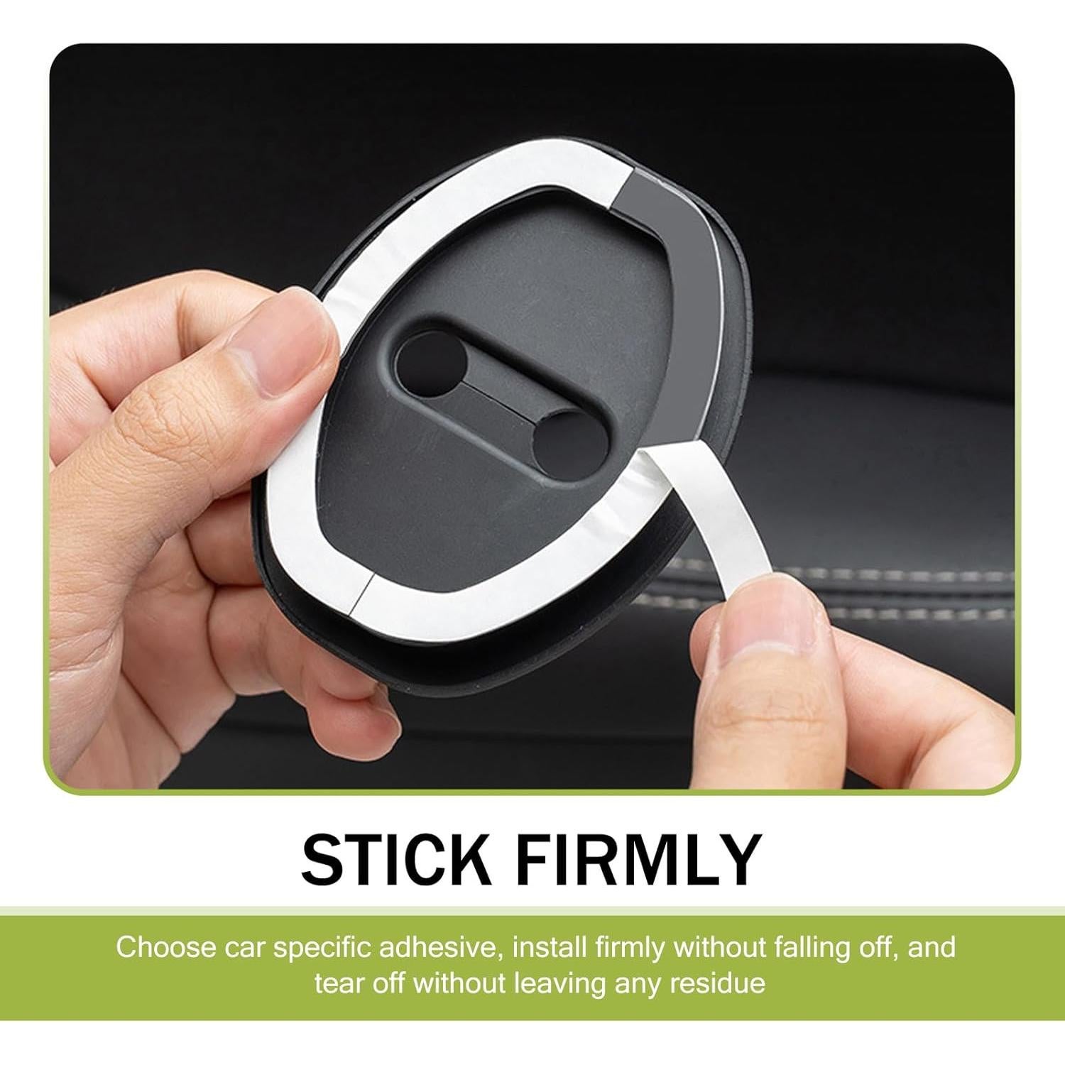 Protector de Cerradura de Puerta de Coche nodteem 2 PCS Silicona