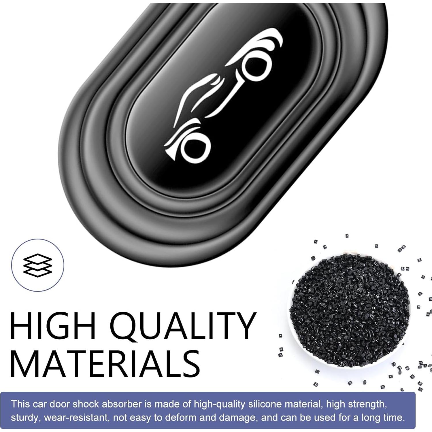 16 Amortiguadores de Puerta de Silicona Leechio para Coches