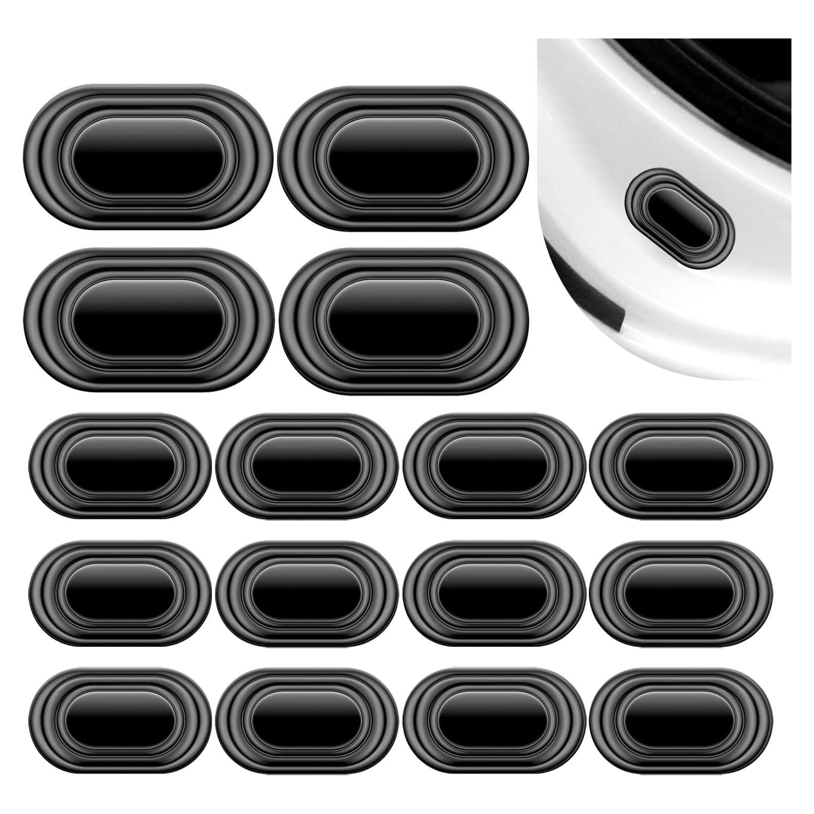 16 Amortiguadores de Puerta de Coche Leechio Silicona Negra