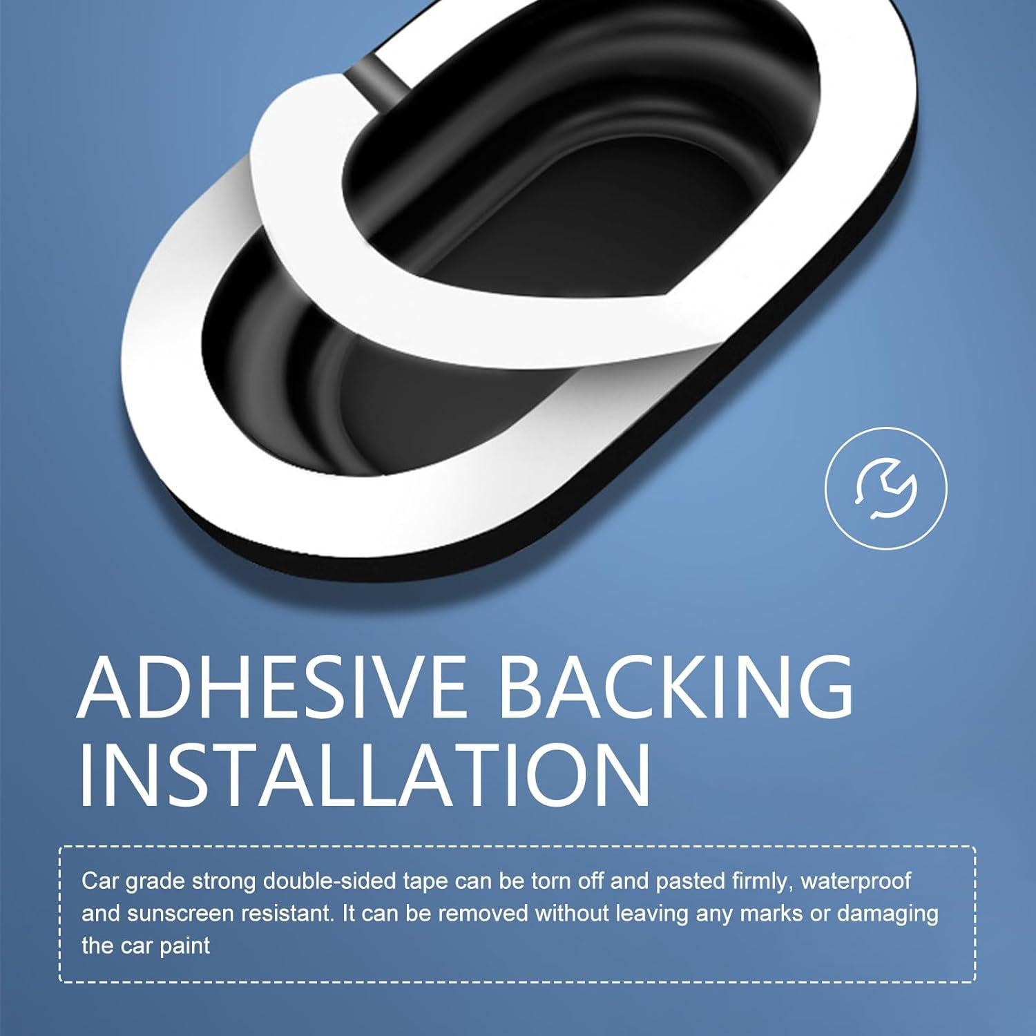 16 Amortiguadores de Puerta de Coche Leechio Silicona Negra