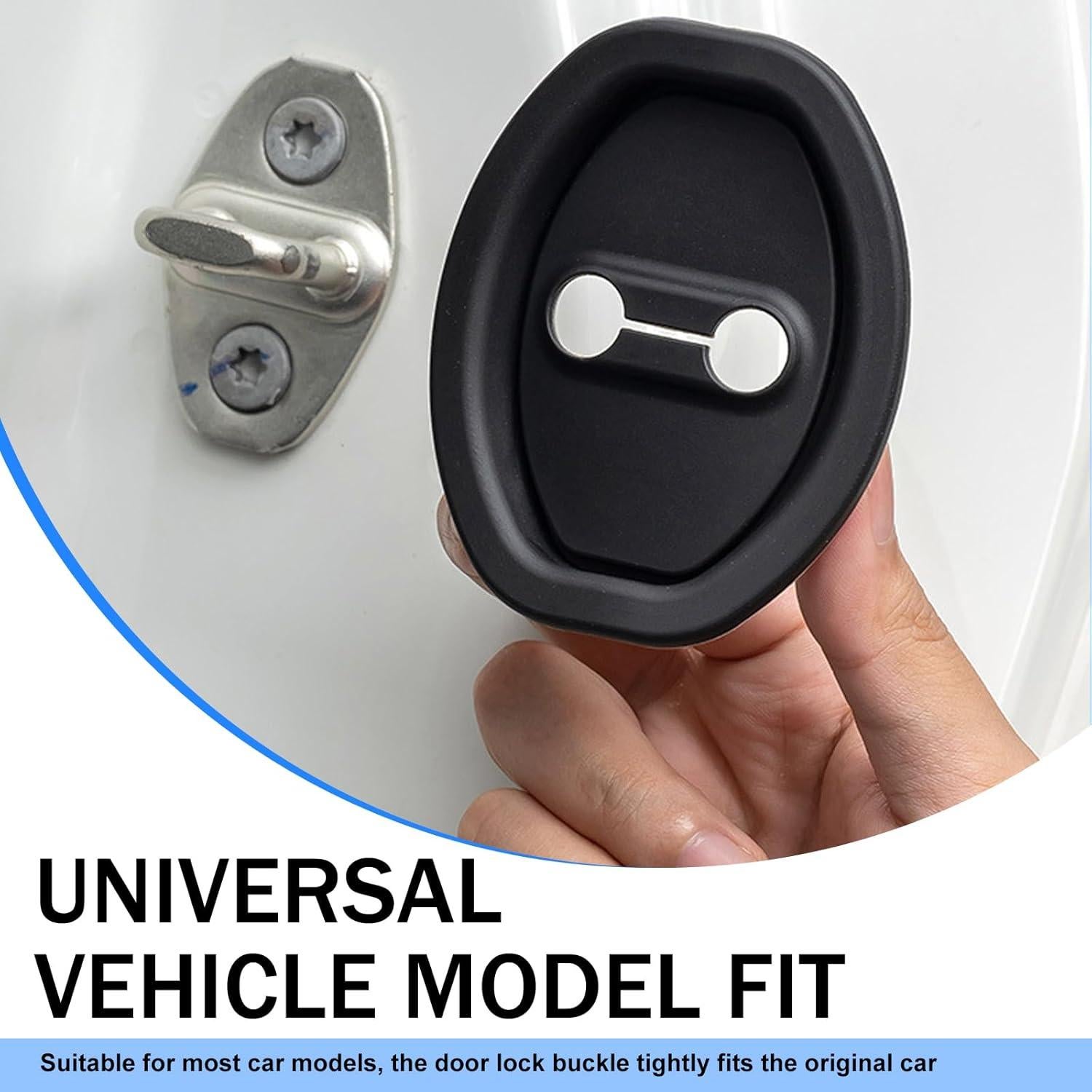 Protector de Cerradura de Puerta de Coche cerfioo 2 PCS Silicona