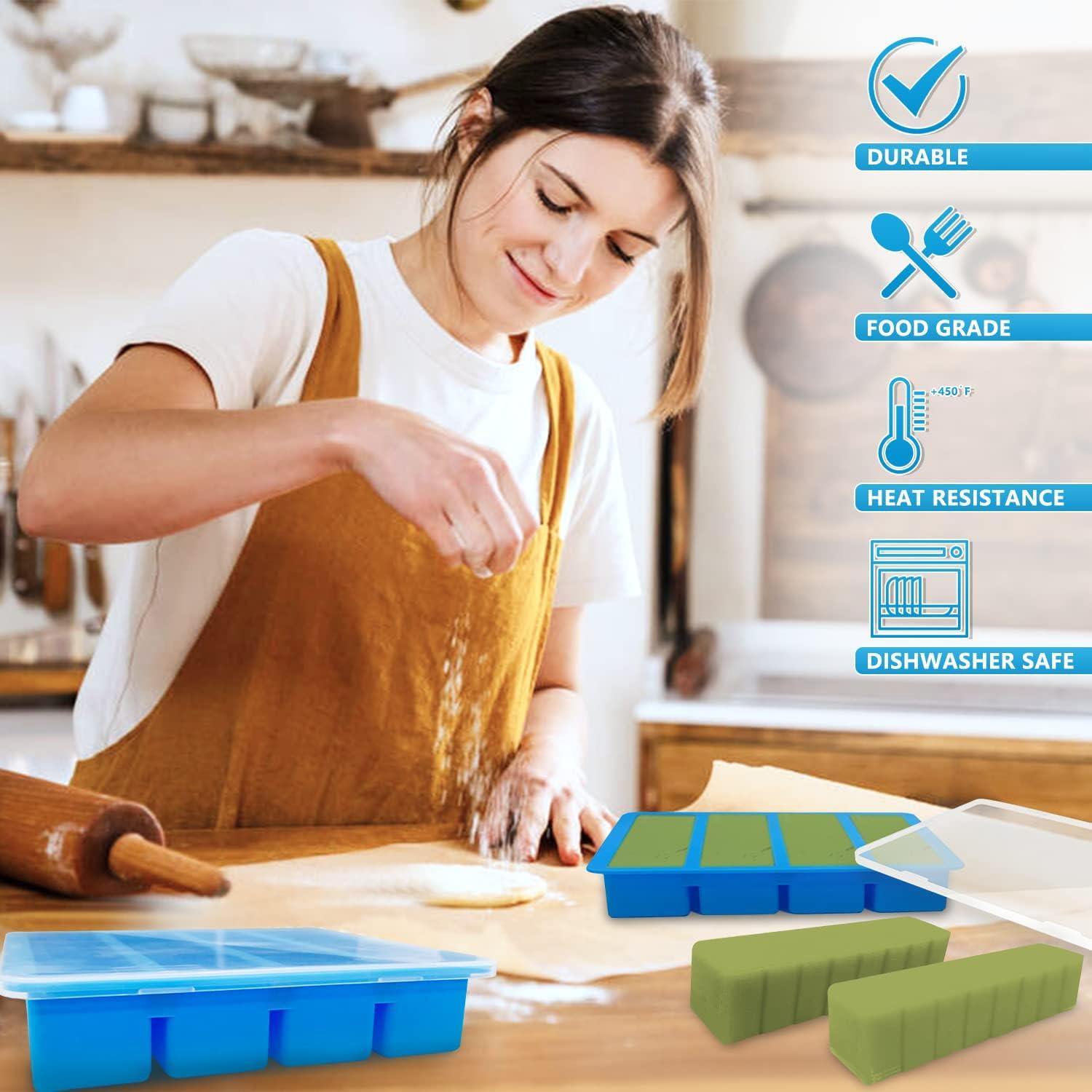 Molde de Mantequilla de Silicona Walfos 2 Piezas Antiadherente