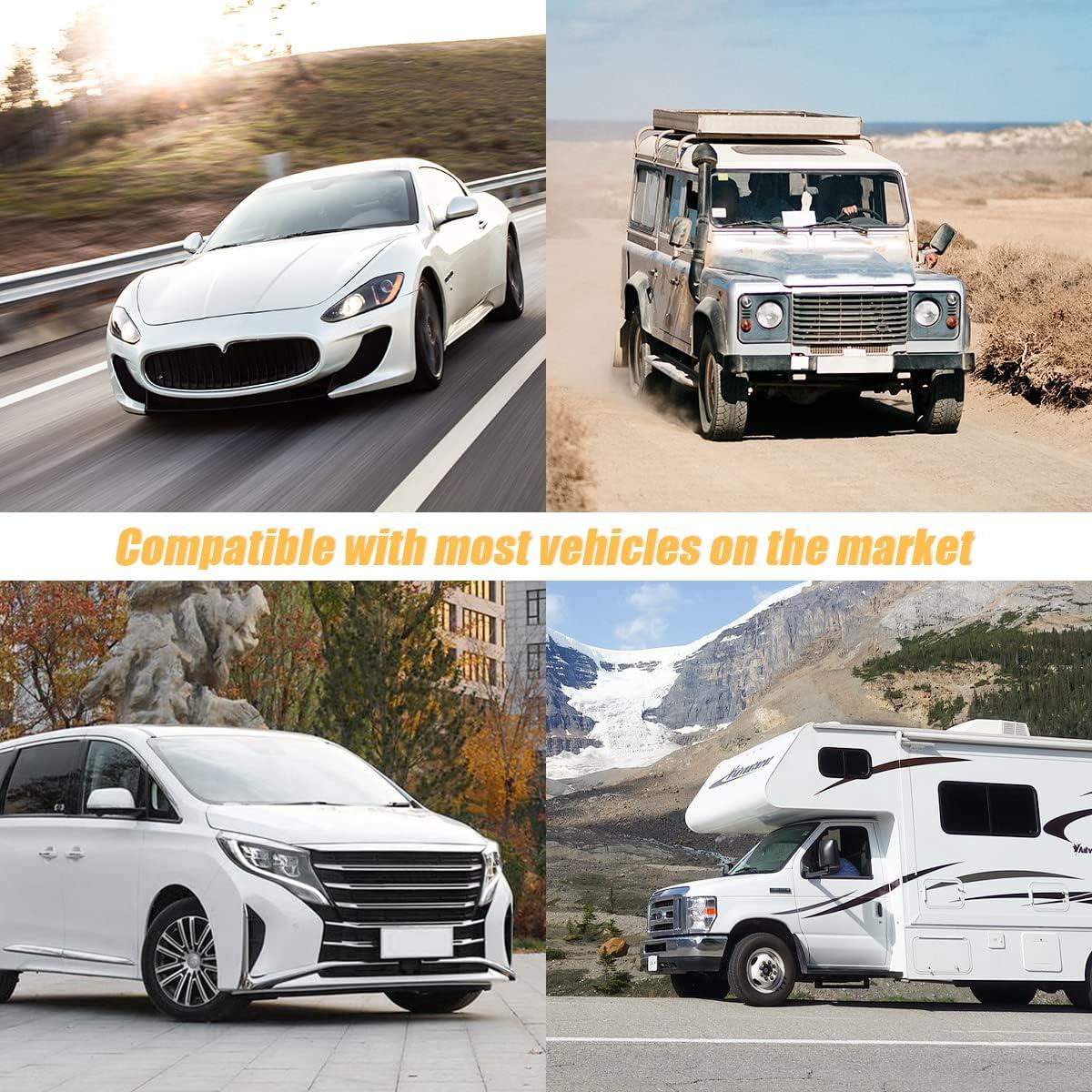 6 Piezas Protector de Bordes de Puerta de Coche AICEL Negro