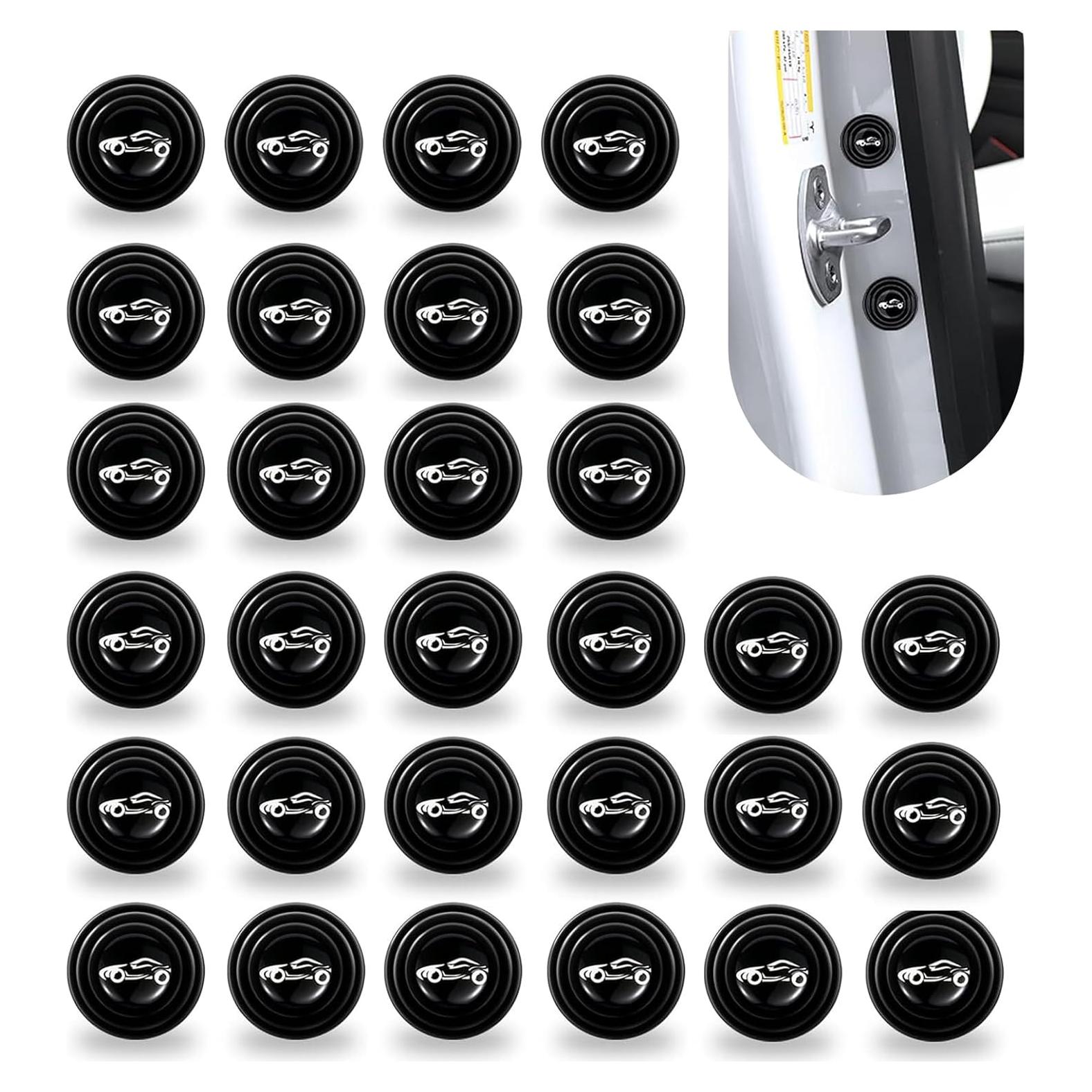 Pack 30 Almohadillas de Silicona para Puertas de Coche Lekudo