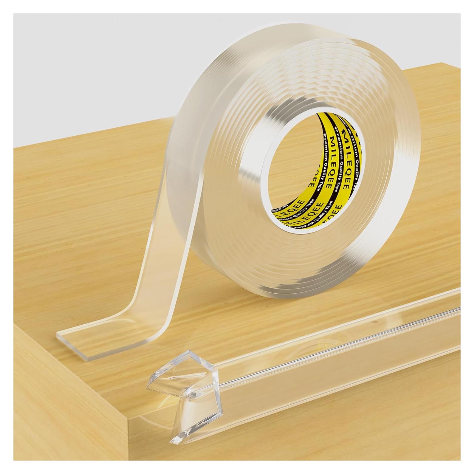 Cinta Protectora de Bordes MILEQEE 2cm x 3m Transparente