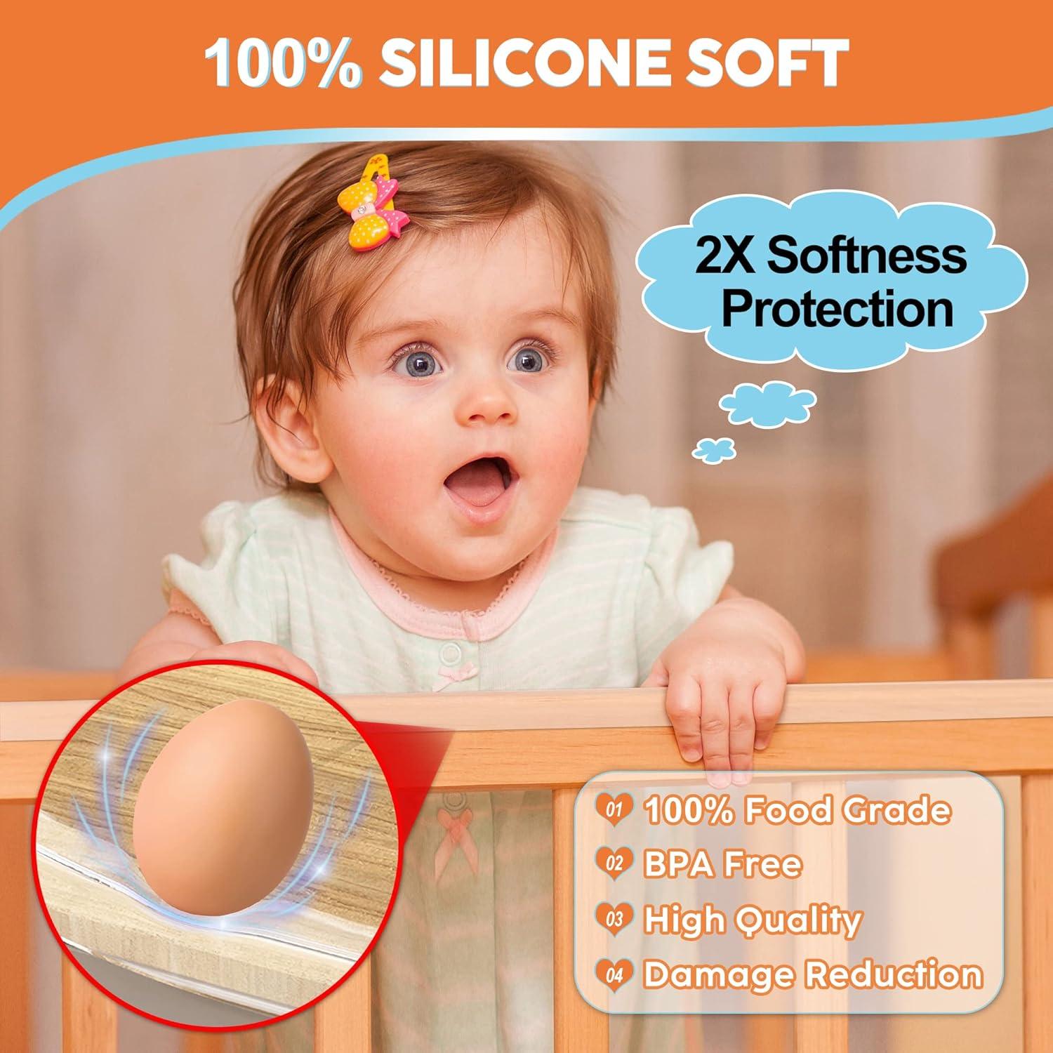 Protector de Bordes Loiion 1m Silicona Transparente para Muebles