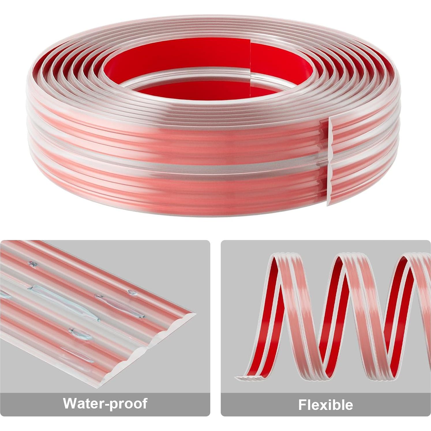 Protector de Esquinas de Pared Elvone 6 CM x 6.1 m Transparente