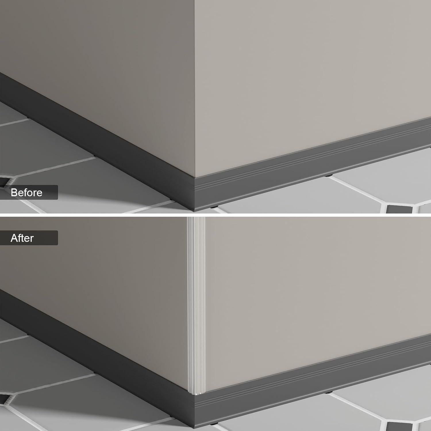 Protector de Esquinas de Pared Elvone 6 CM x 6.1 m Transparente