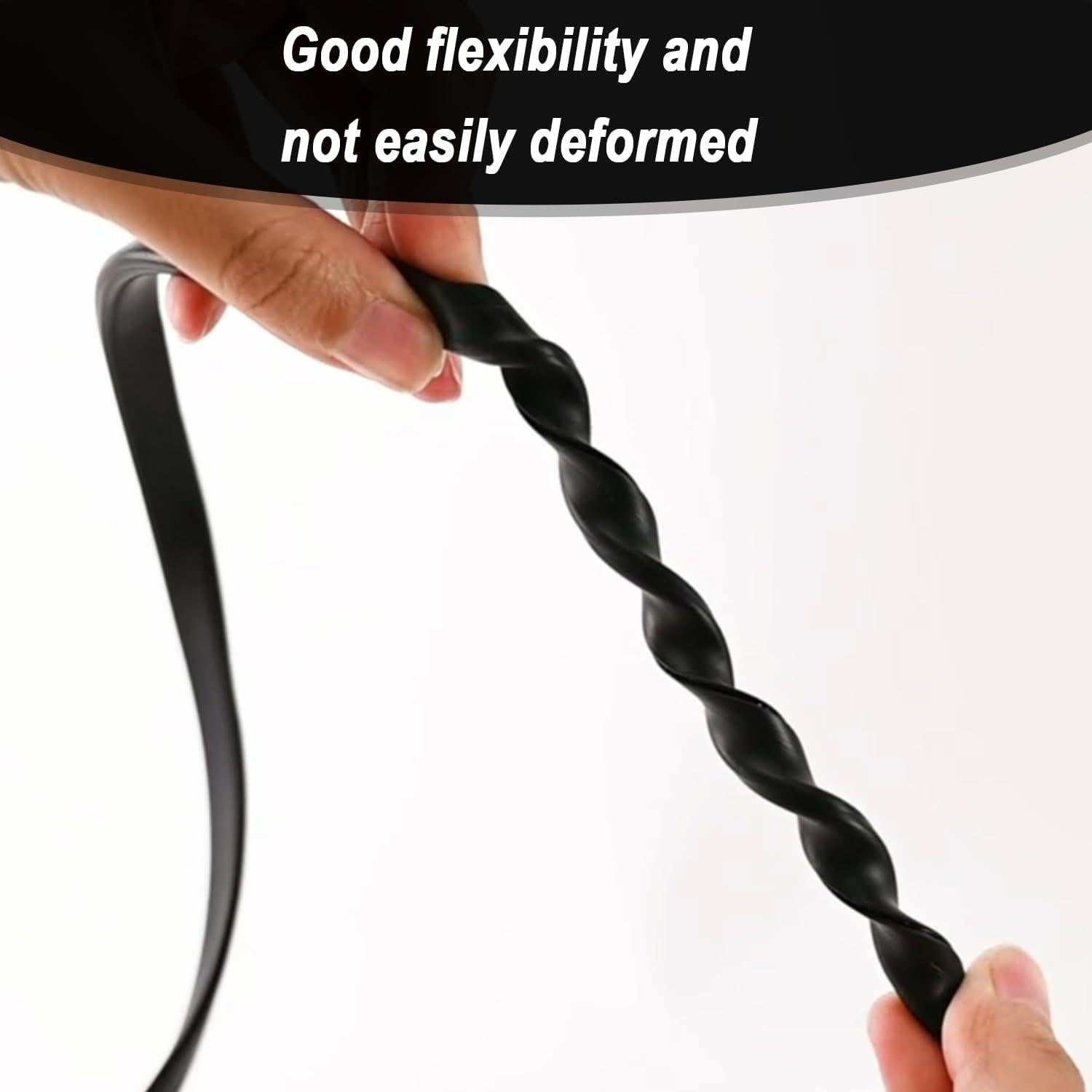 Bisel Autoadhesivo de Silicona Pettyelf Negro 6m 3.2mm