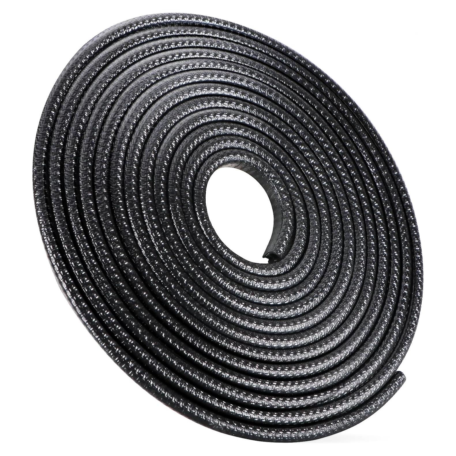 Protector de Bordes de Puerta de Coche Ymiueip Negro 5m