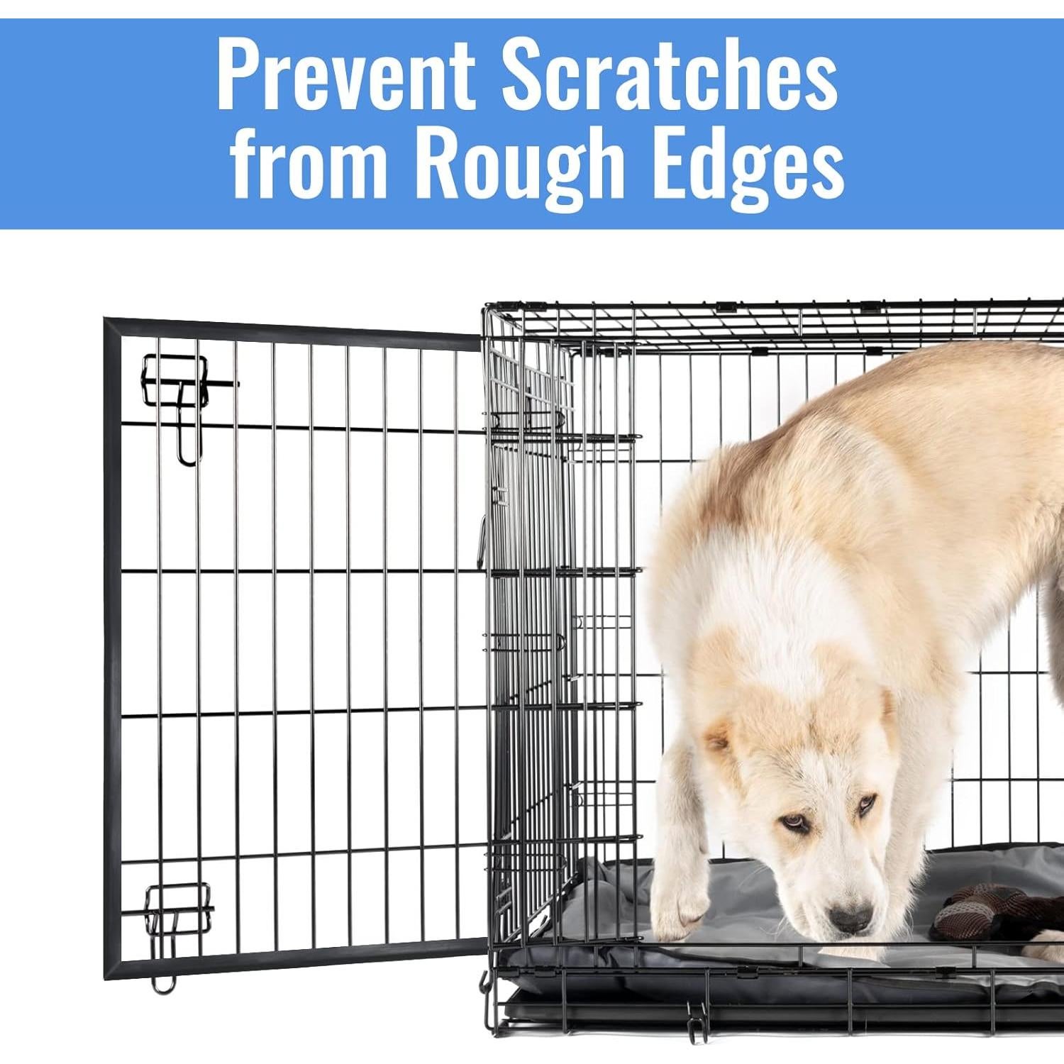 Bisel de canal U de goma Tondiamo 6.1m negro para puertas