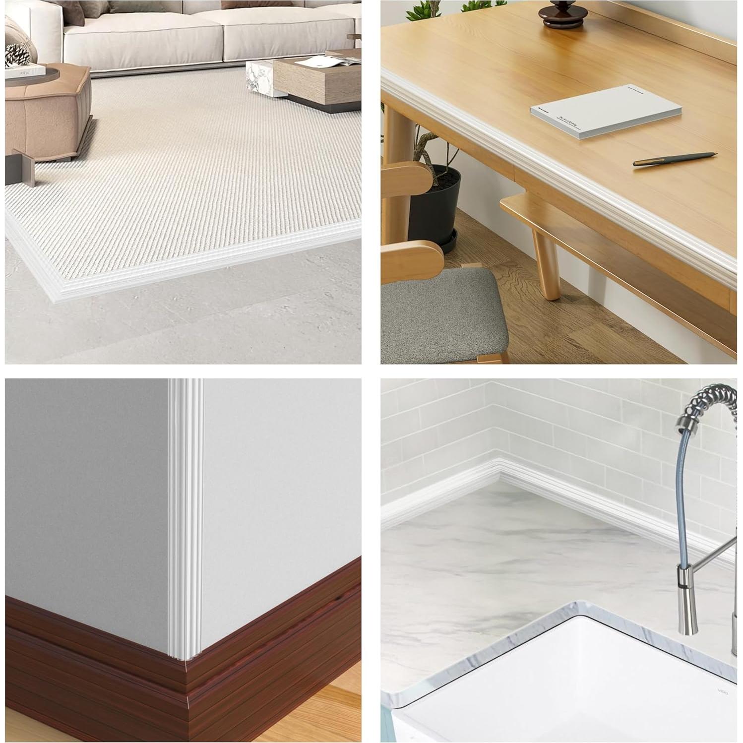 Protector de Esquina de Pared Mavionor 4.06cm x 3.05m Transparente