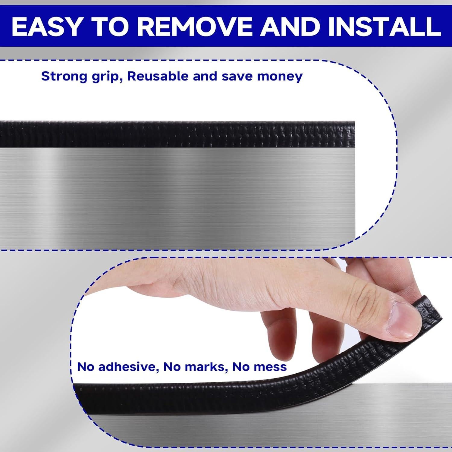 Bisel de Goma PVC EdgeSeal 3.05m Blanco para Bordes 1.2-6.4mm