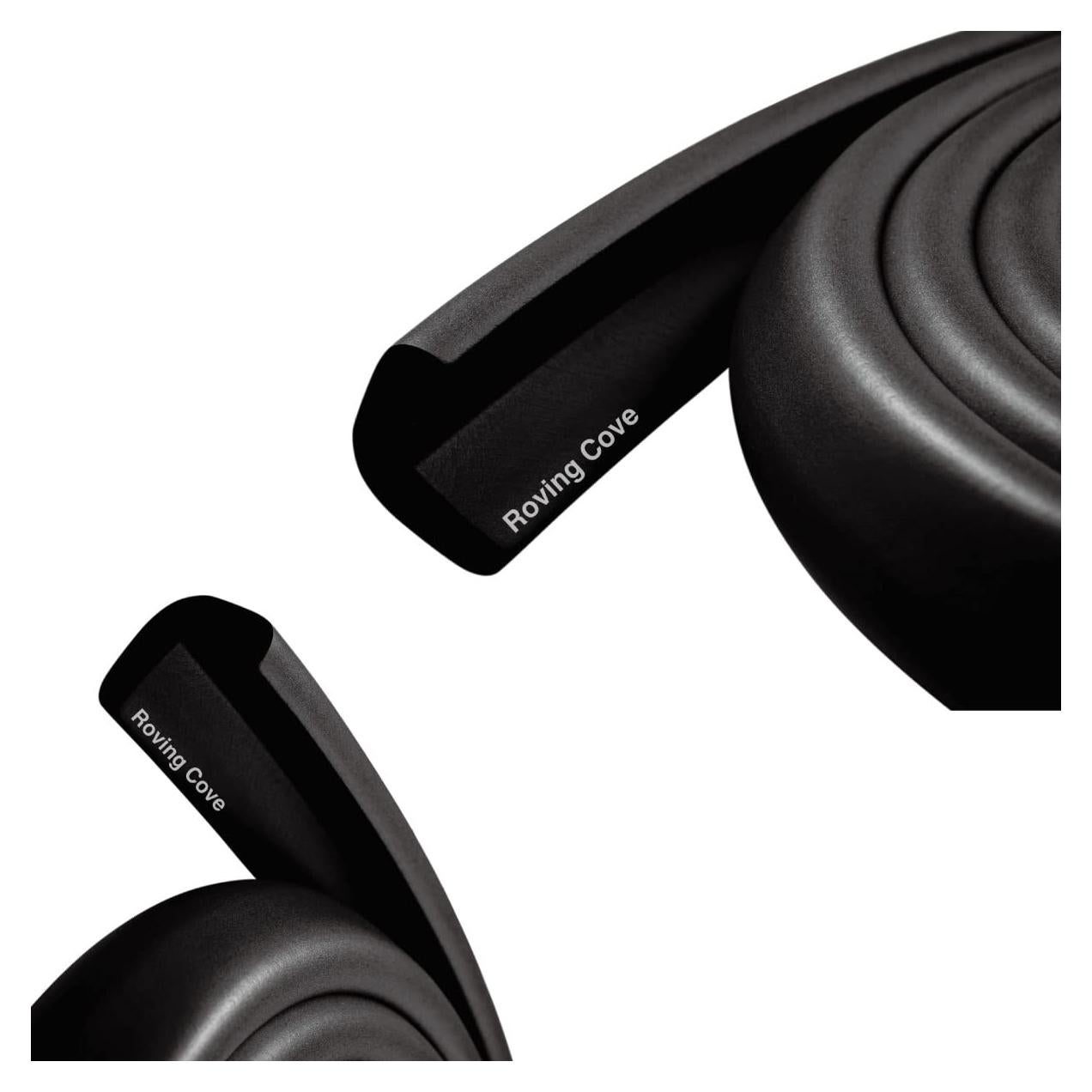 Protector de Bordes Roving Cove 2.74m Espuma Caucho Negro