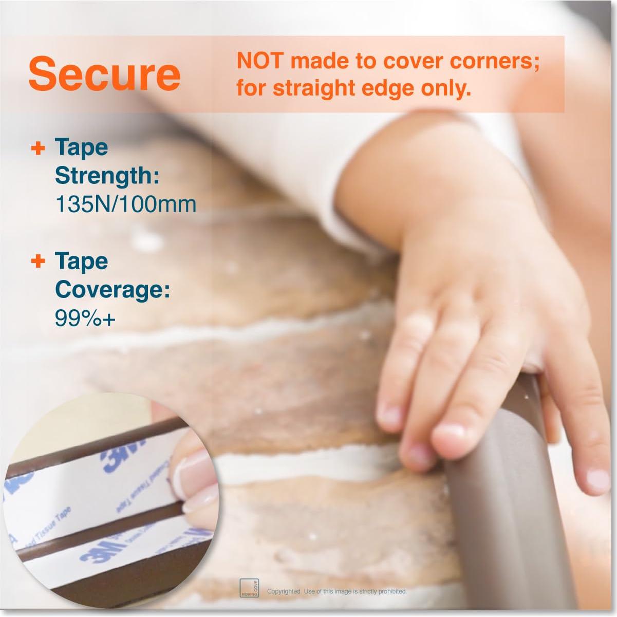 Protector de Bordes Roving Cove 2.74m Espuma Caucho Negro