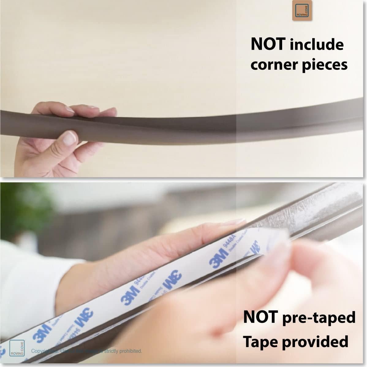 Protector de Bordes Roving Cove 2.74m Espuma Caucho Negro