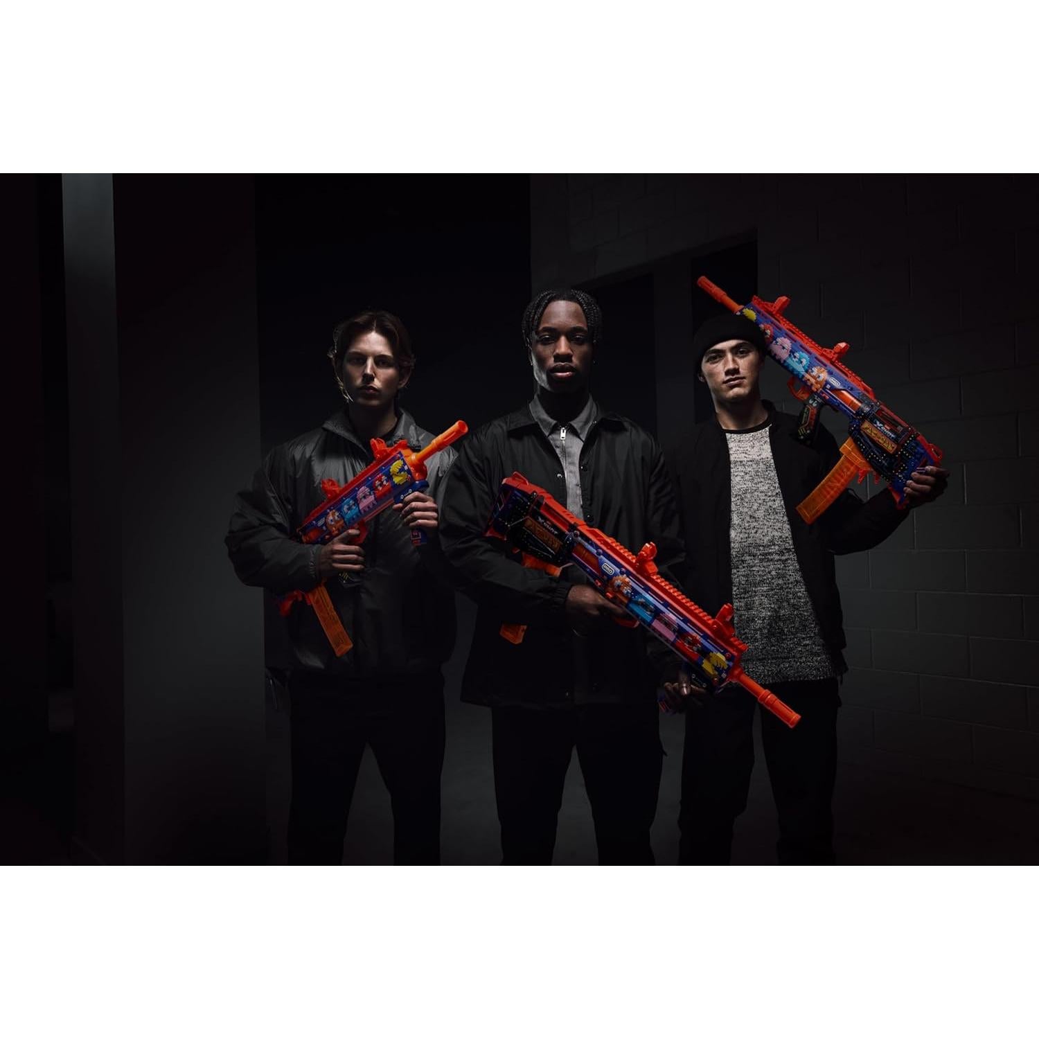 Blaster XShot Skins Pro Pac-Man con 40 Dardos y Tecnología de Aire