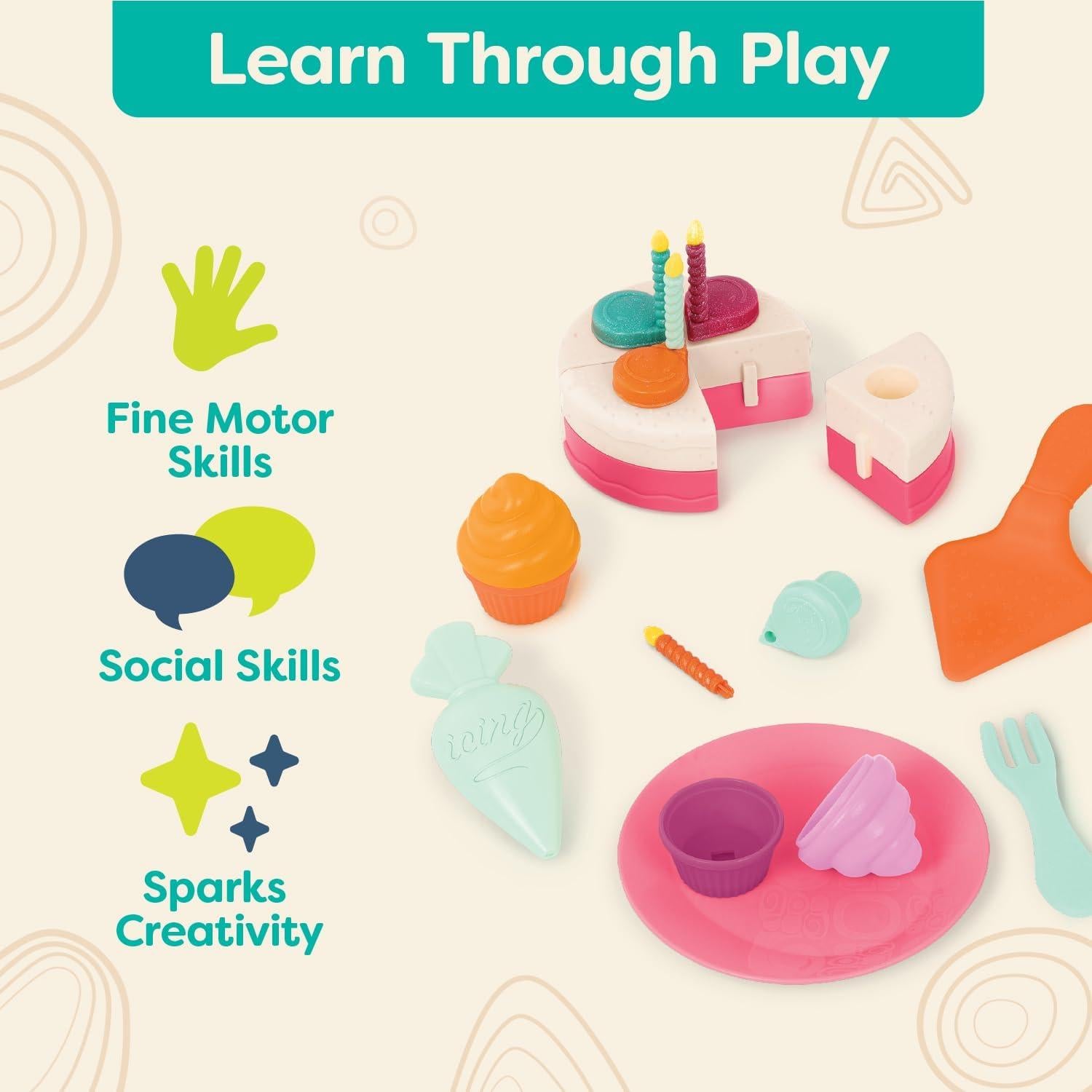 B. toys Mini Chef Juego de Horno 22 Piezas 3 Años +