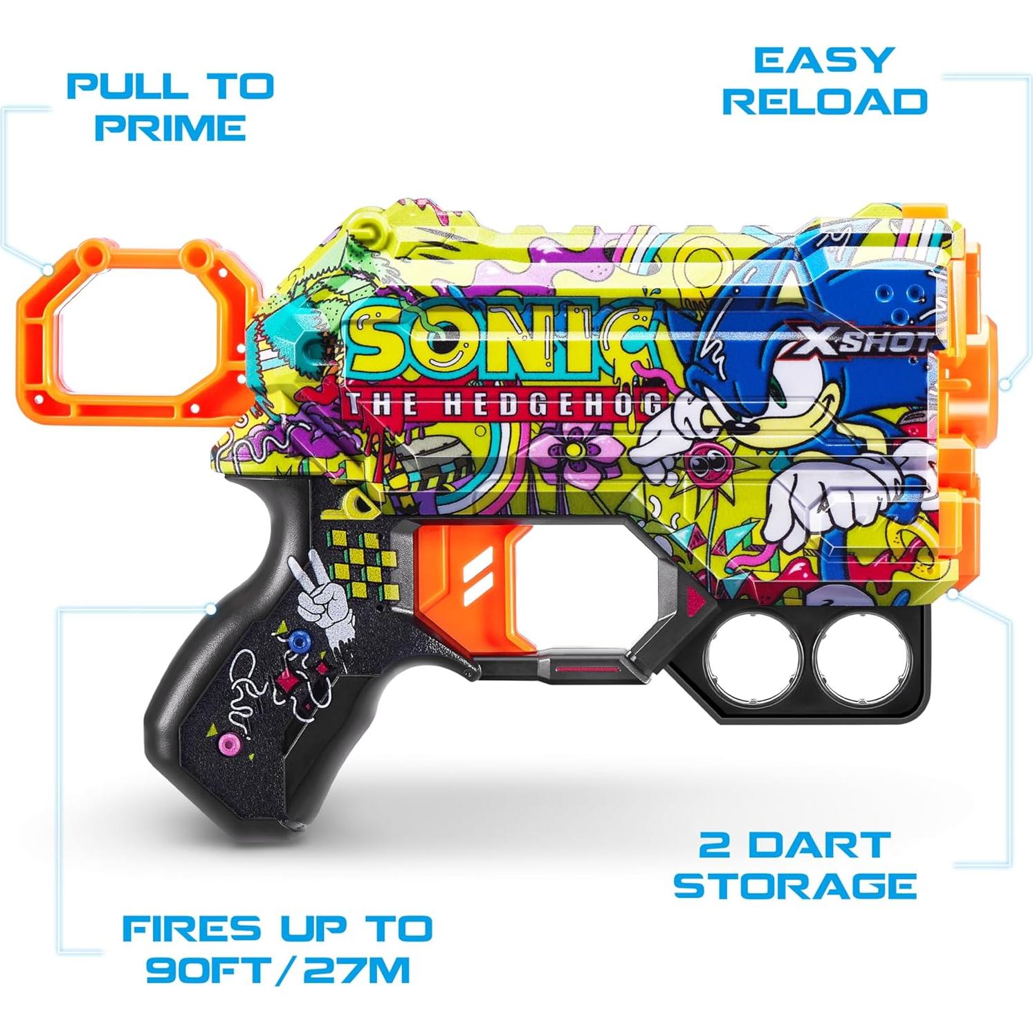 X-Shot Skins Menace - ZURU Hyper Spike + 16 Dardos