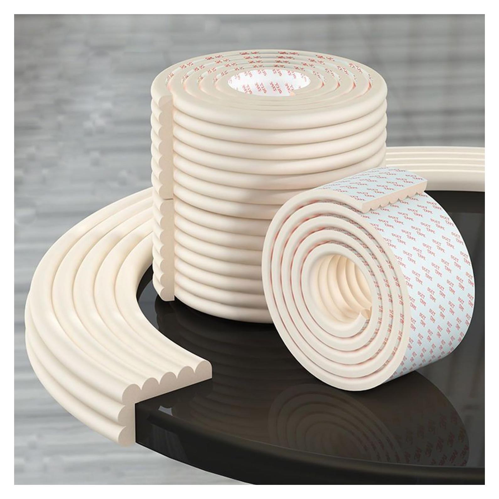 Protector de Bordes para Bebé TFXXSJWY 2m Espuma NBR Blanco