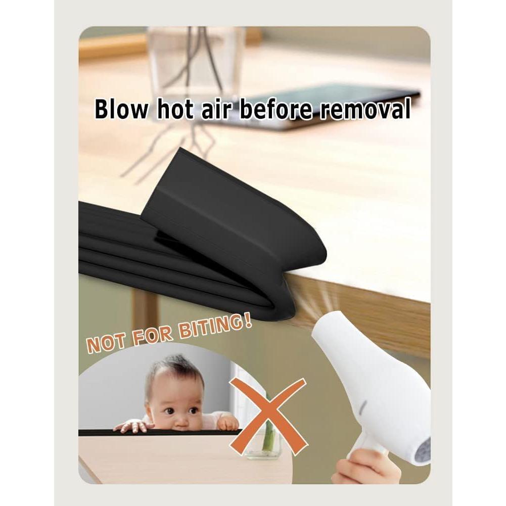 Protector de Bordes para Bebé TFXXSJWY 2m Espuma NBR Blanco