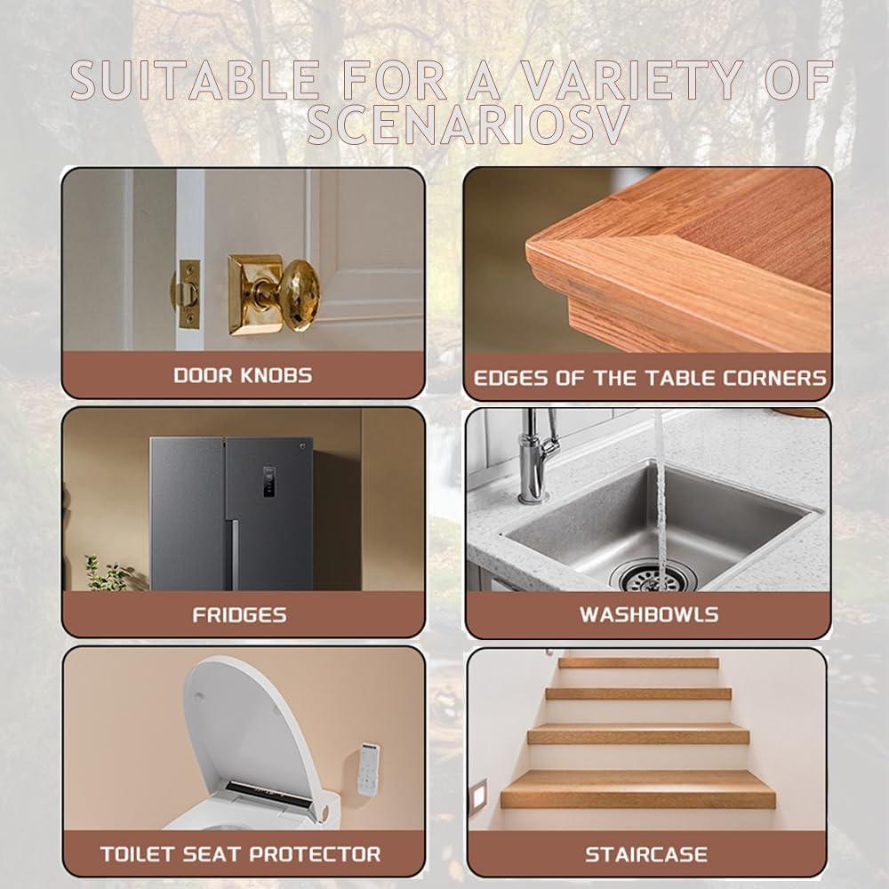 Protector de Bordes Transparente XHWUDI 3.05cm x 3.00m