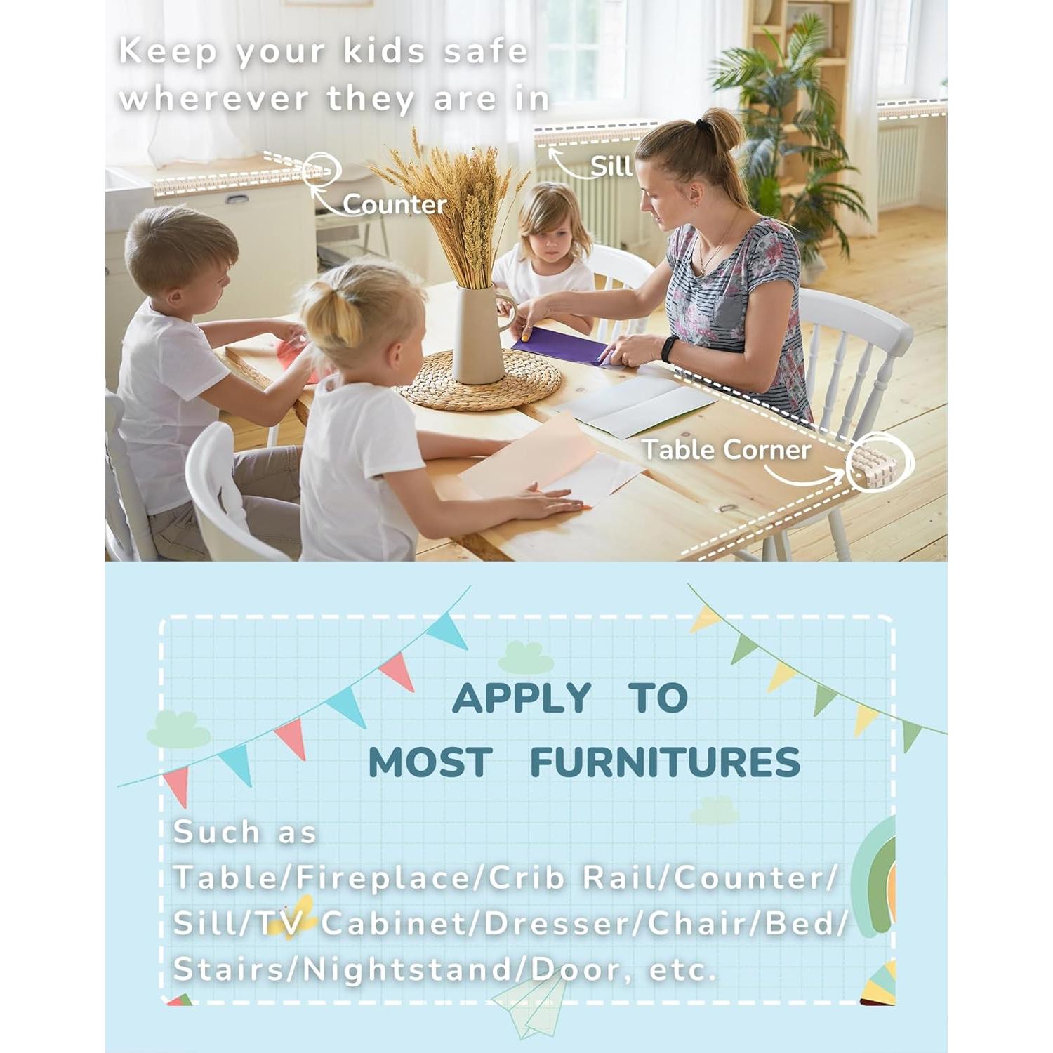 Protectores de Esquinas y Bordes Seyössbe 2m Blanco EVA