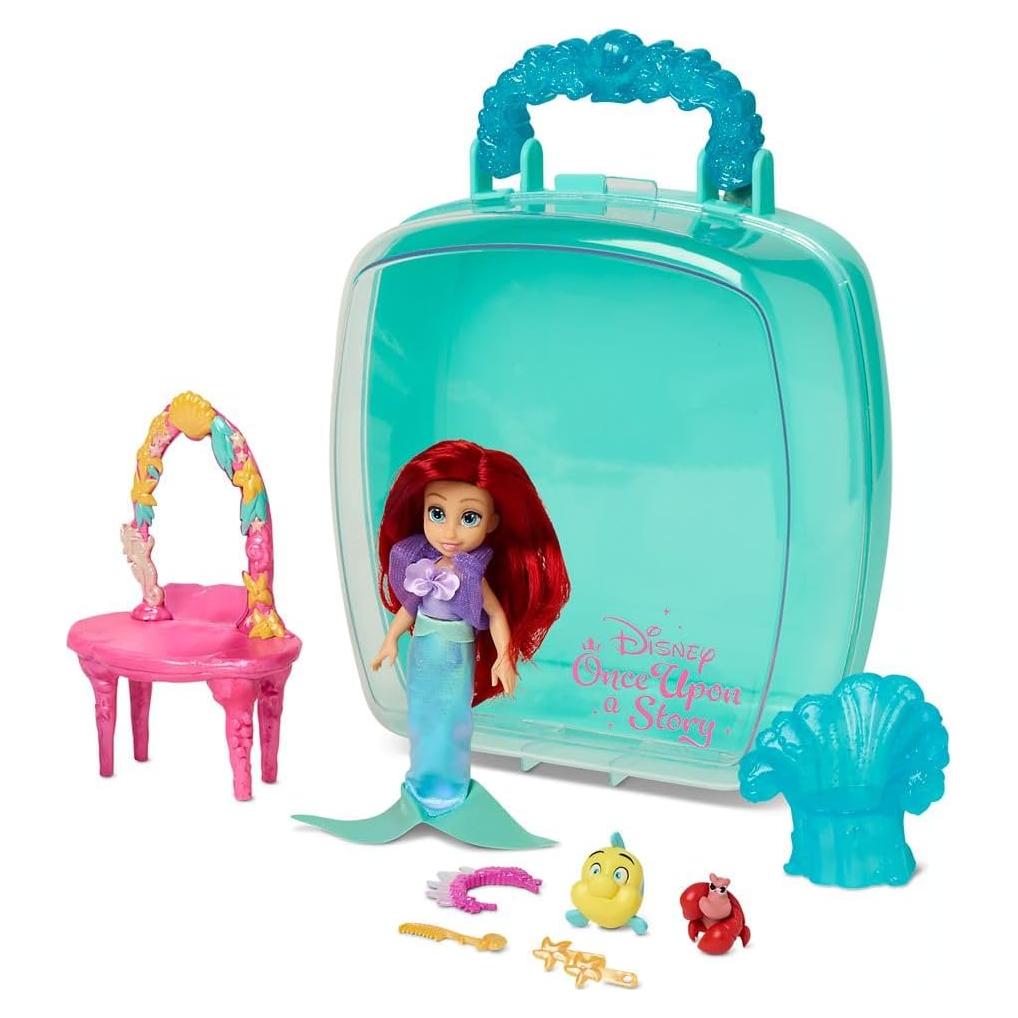 Juego de Mini Muñeca Ariel Disney 12.7 cm con Accesorios