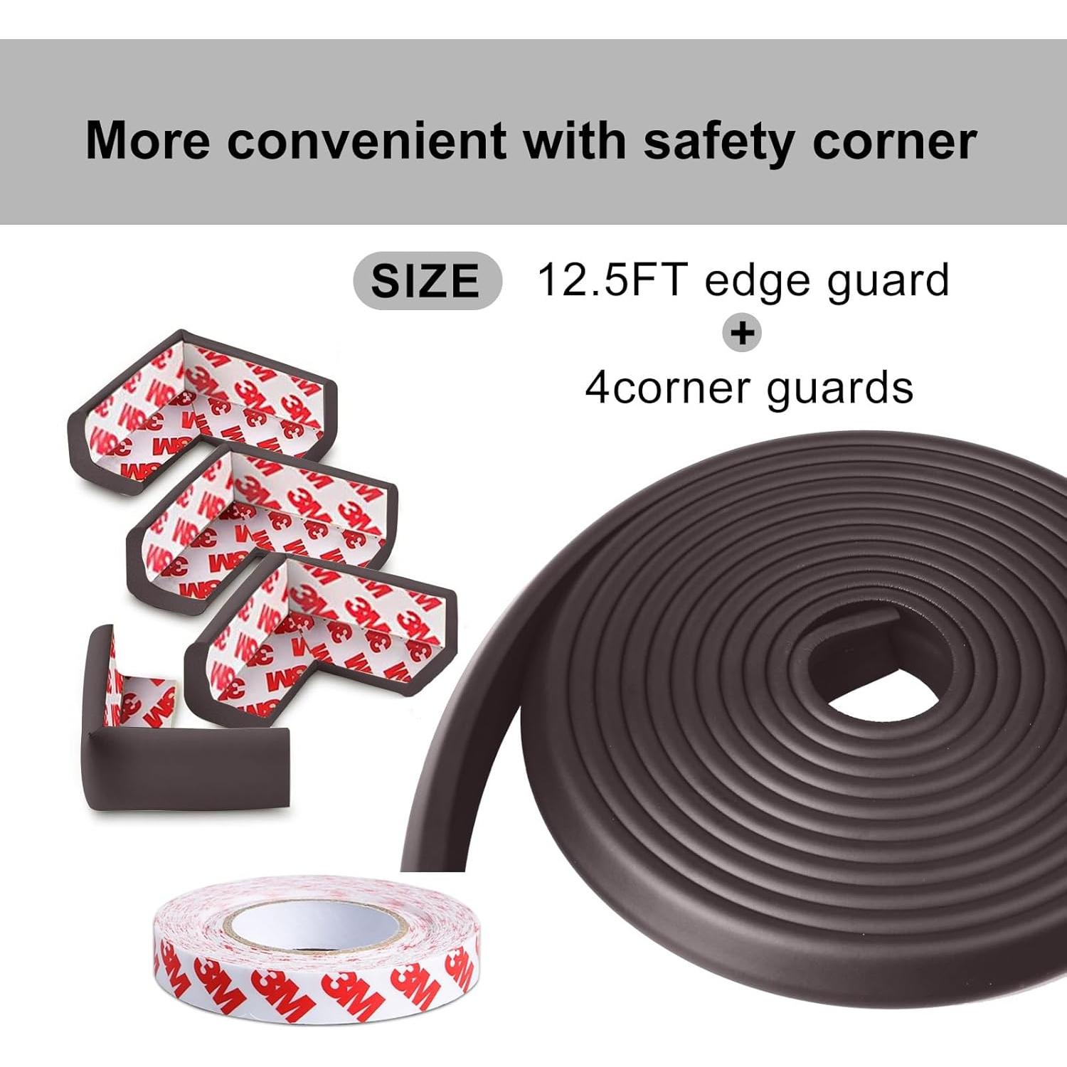 Protector de esquinas y bordes para bebés Grelex 3.81m