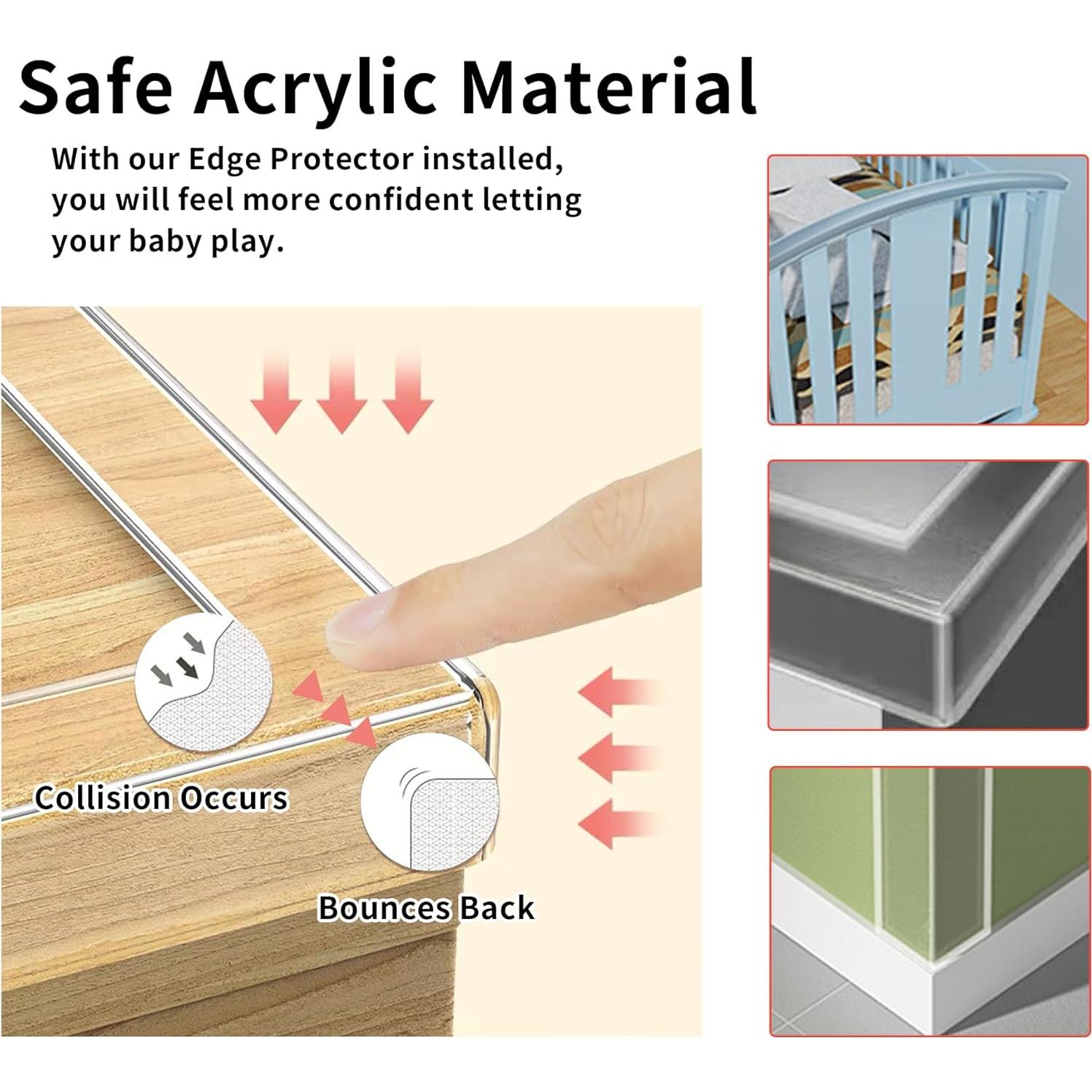 Protector de Esquinas KAIYUER Transparente 4FT x 2cm