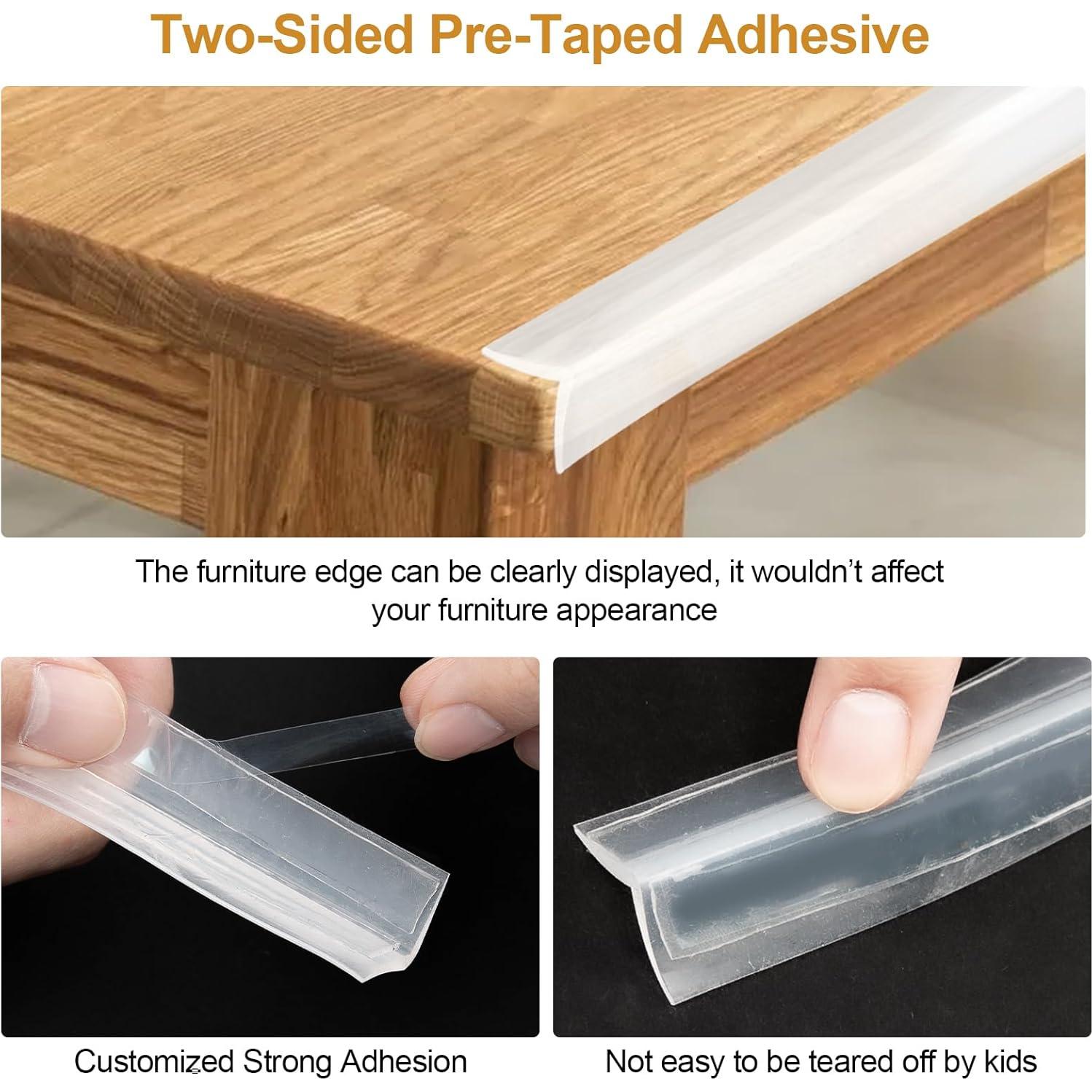 Protector de Esquinas para Mesas Adabuing - Silicona Grado Alimenticio 2Pcs