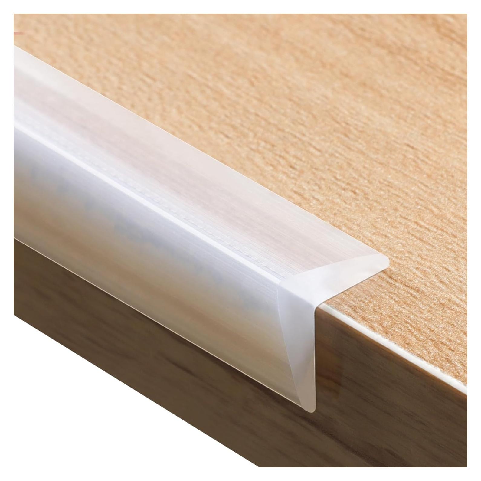 Protectores de Esquinas de Silicona HOMREALM 1m Transparente