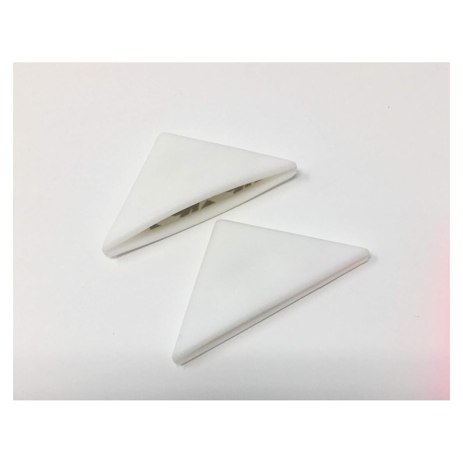 Protectores de esquinas de puertas de coche JNK NETWORKS - 2 piezas de silicona blanca